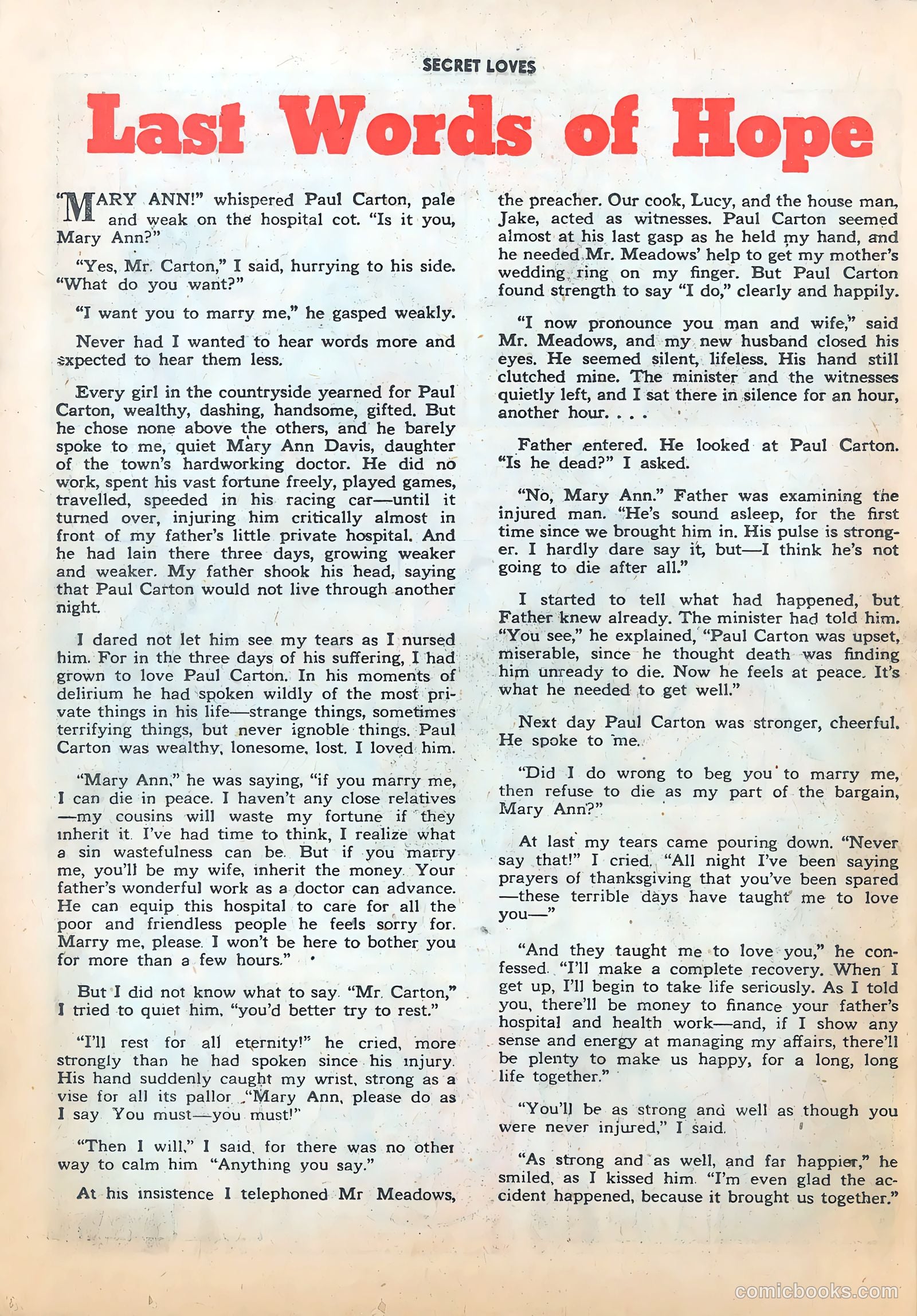 Secret Loves #5 (1950) — page 26 of 36