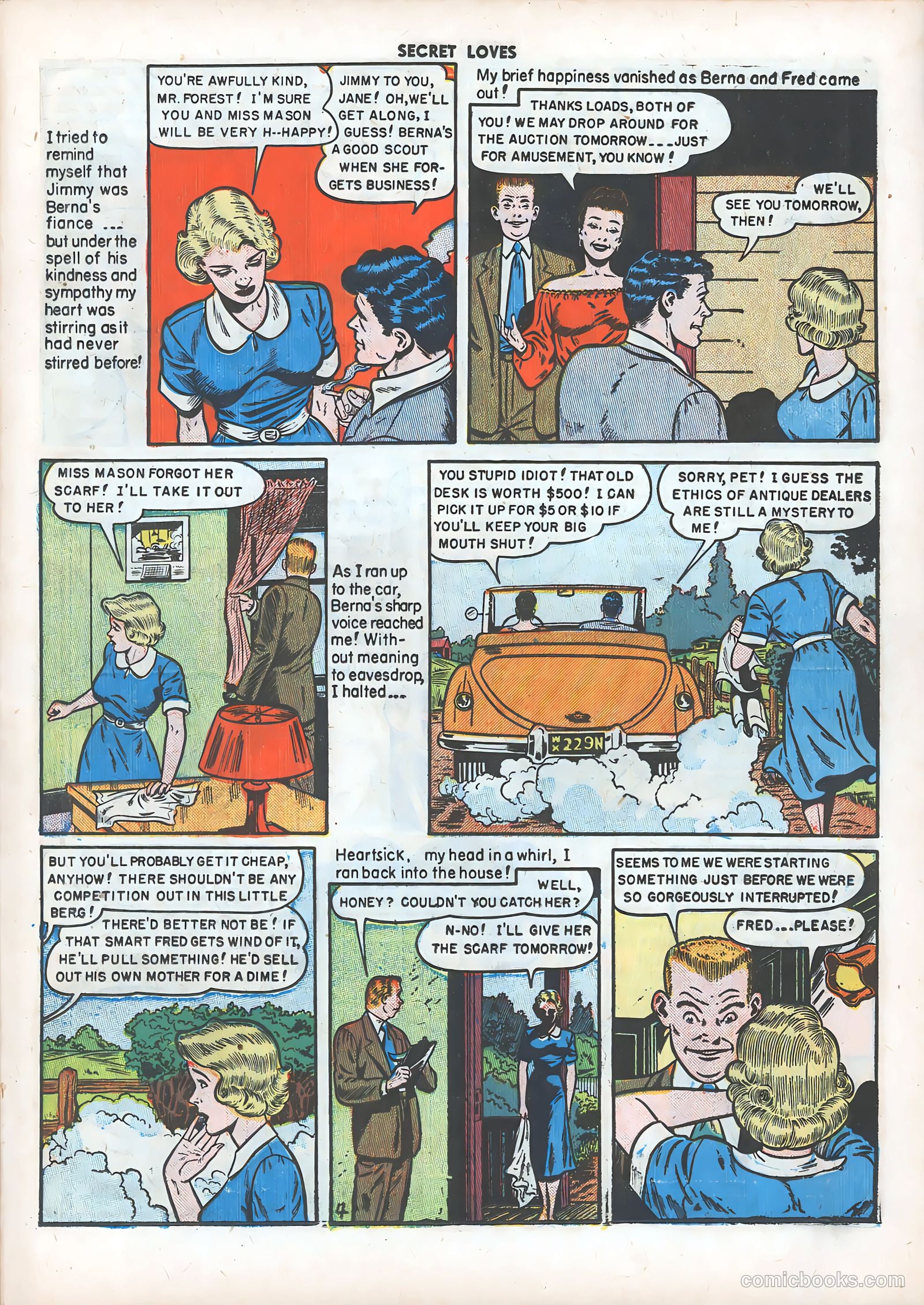 Secret Loves #6 (1950) — page 30 of 51