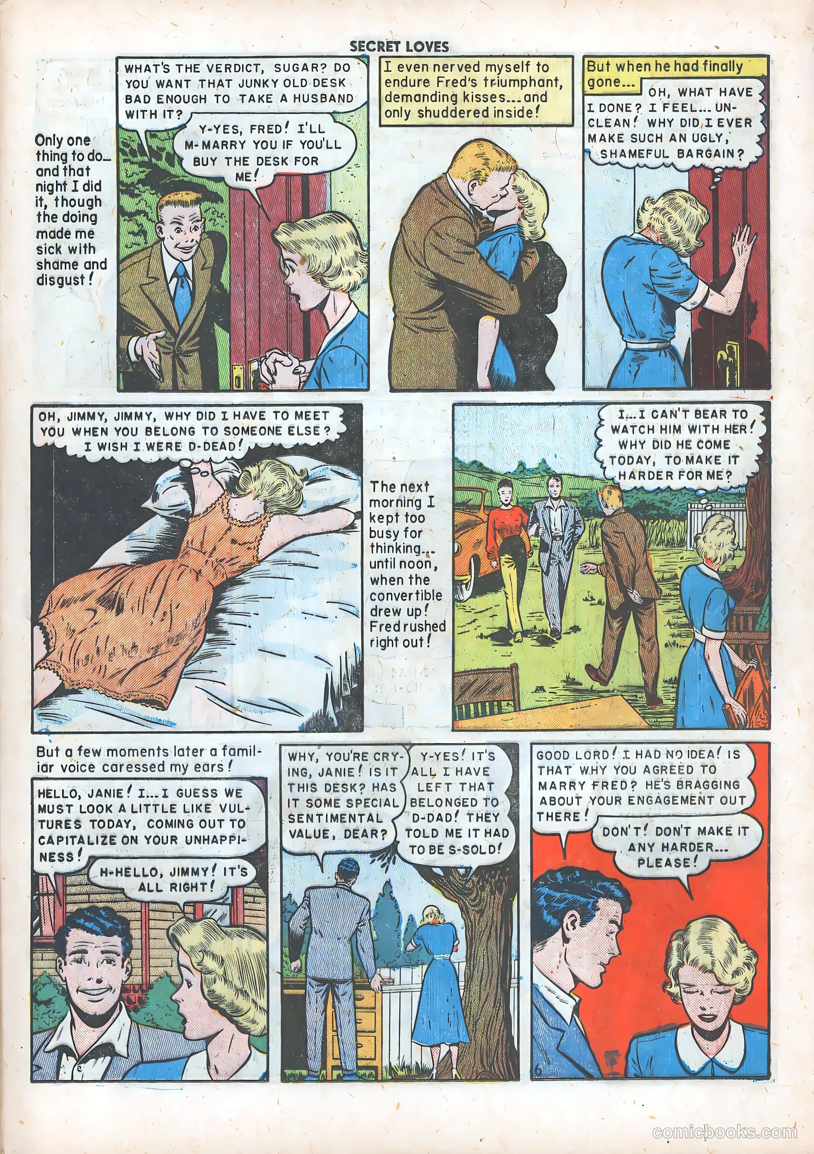 Secret Loves #6 (1950) — page 32 of 51