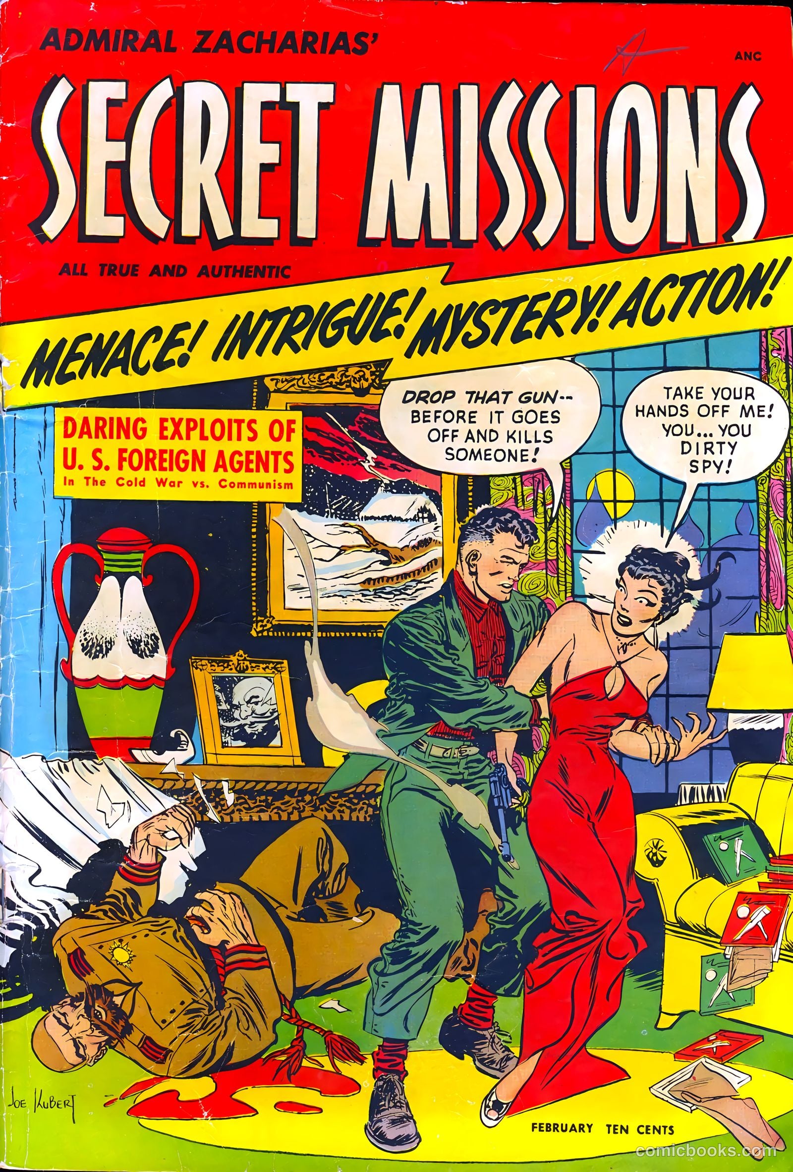 Secret Missions #1 cover