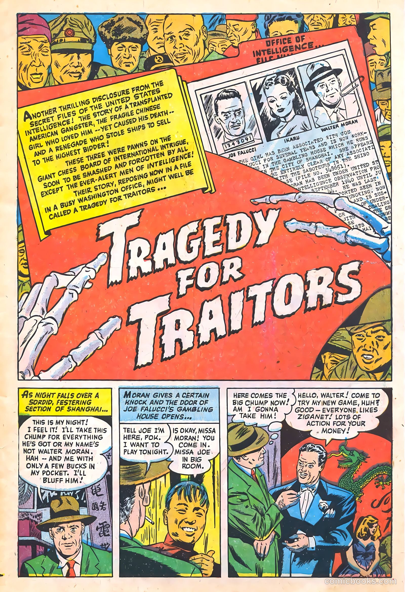 Secret Missions #1 (1950) — page 3 of 36