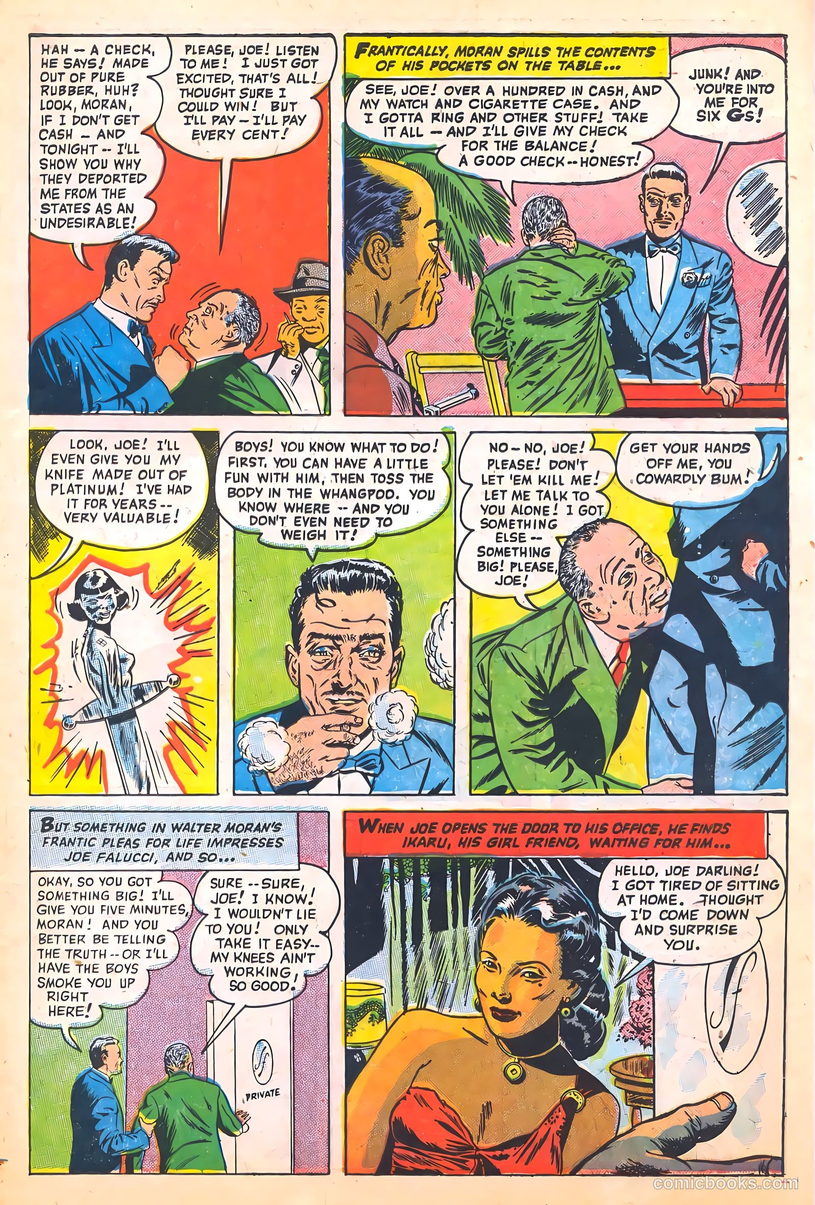 Secret Missions #1 (1950) — page 5 of 36