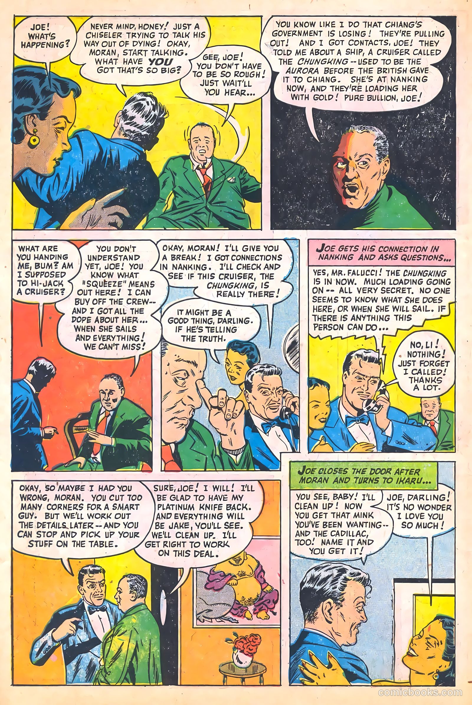 Secret Missions #1 (1950) — page 6 of 36