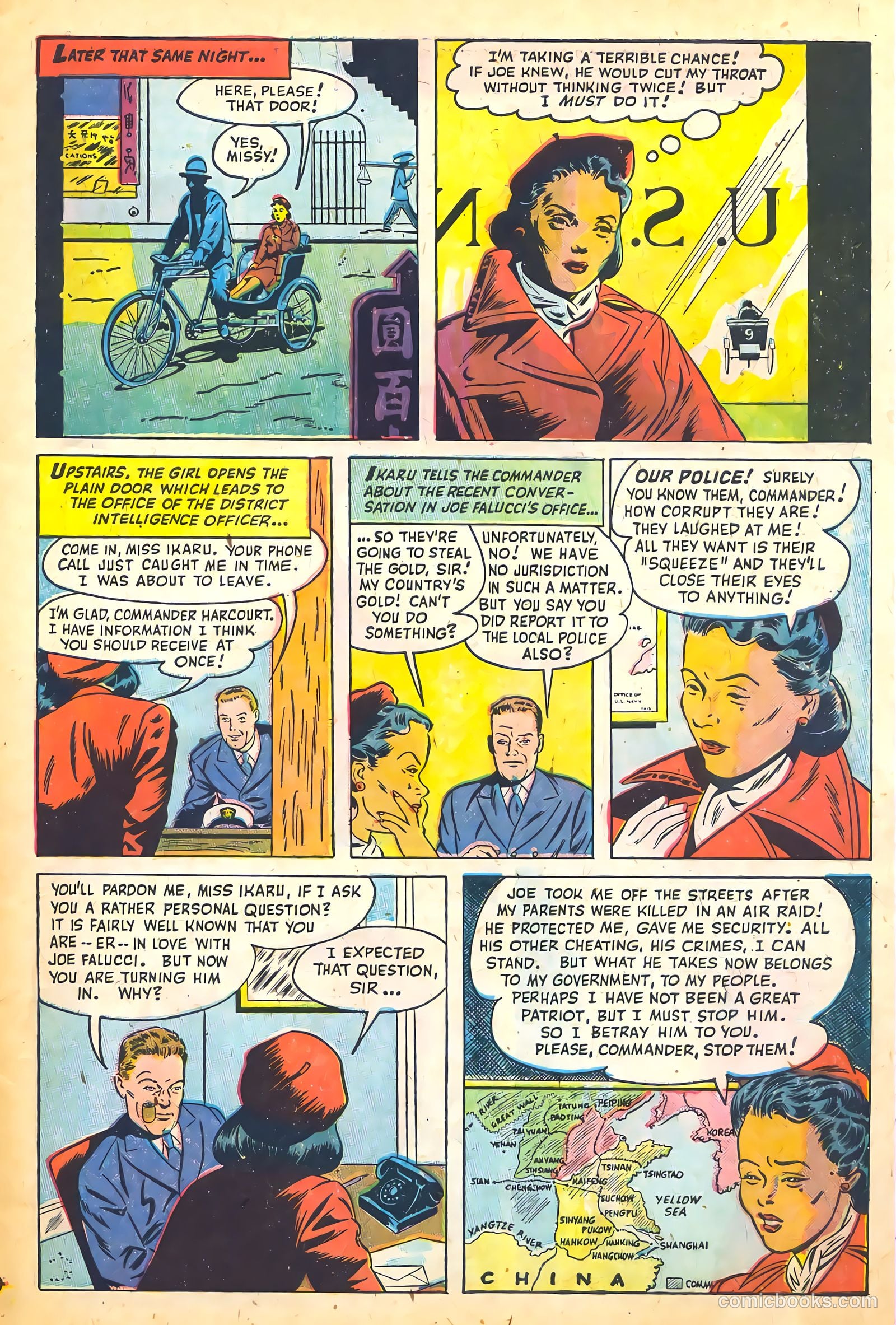 Secret Missions #1 (1950) — page 7 of 36