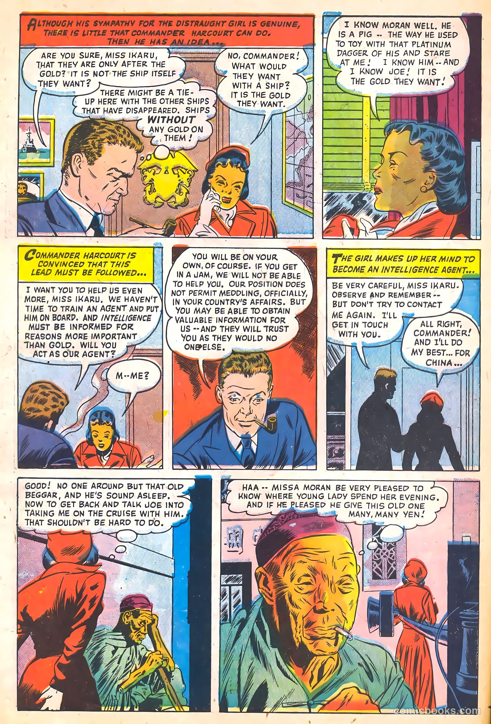 Secret Missions #1 (1950) — page 8 of 36