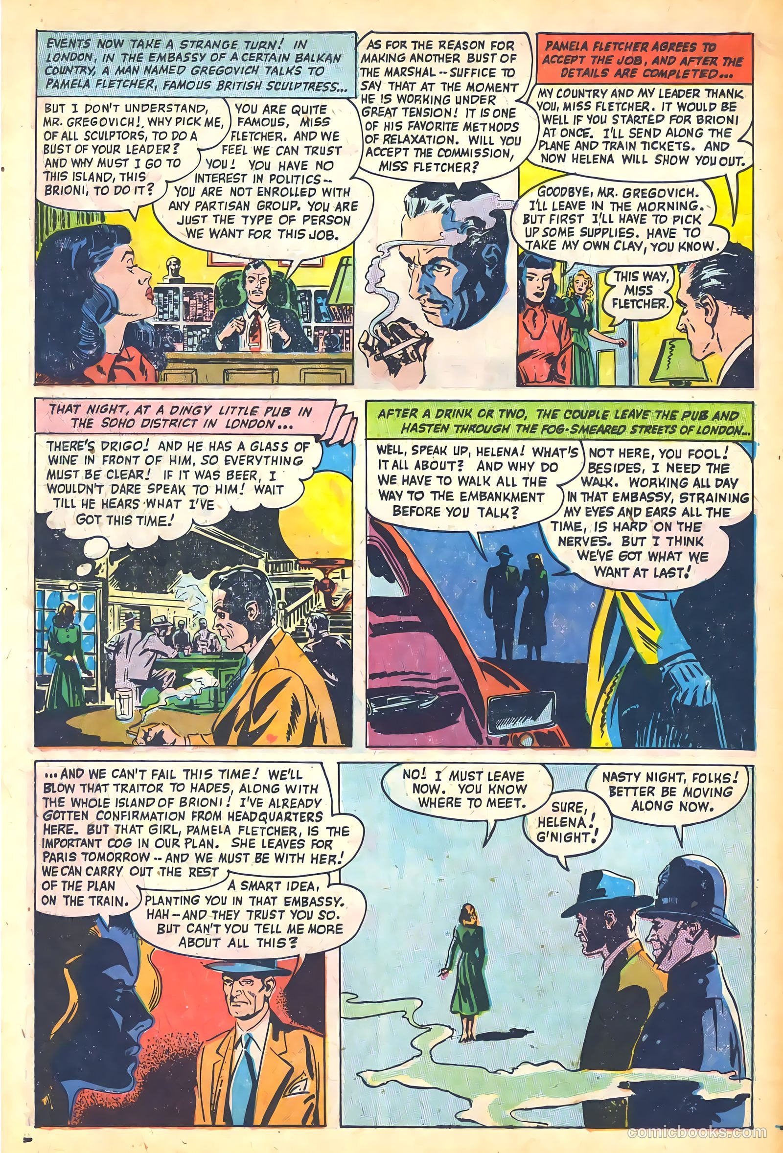Secret Missions #1 (1950) — page 18 of 36