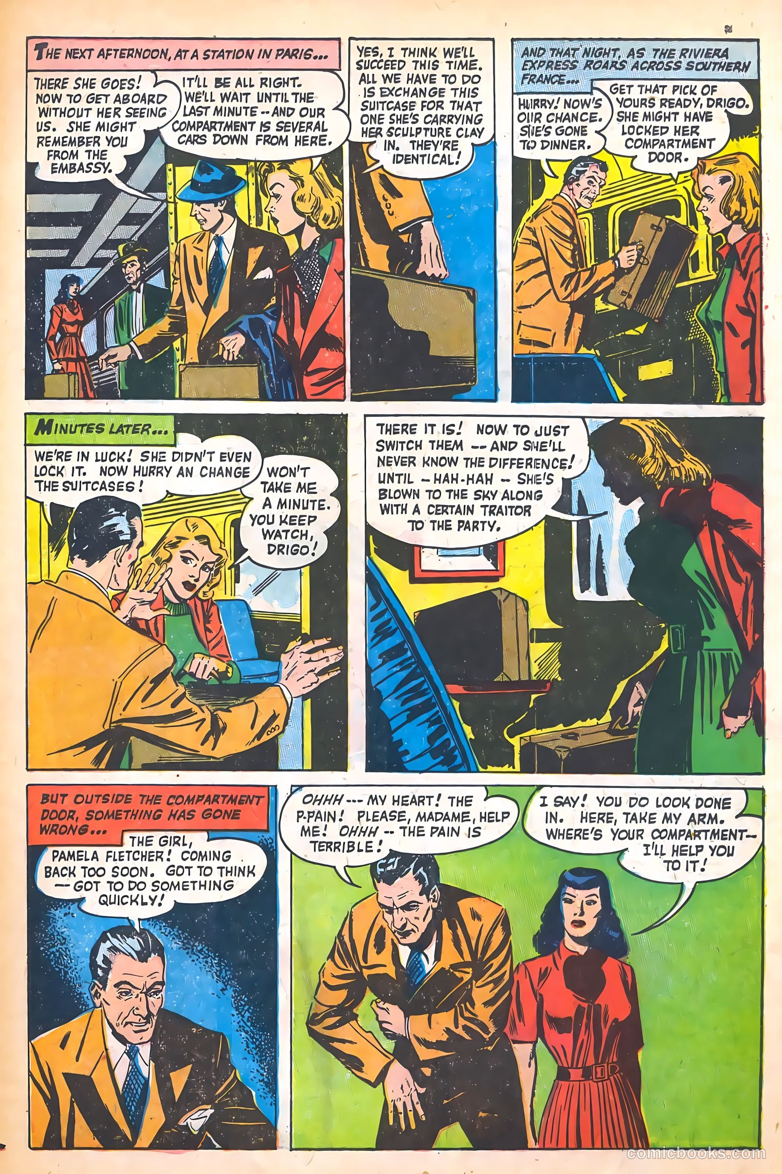 Secret Missions #1 (1950) — page 19 of 36