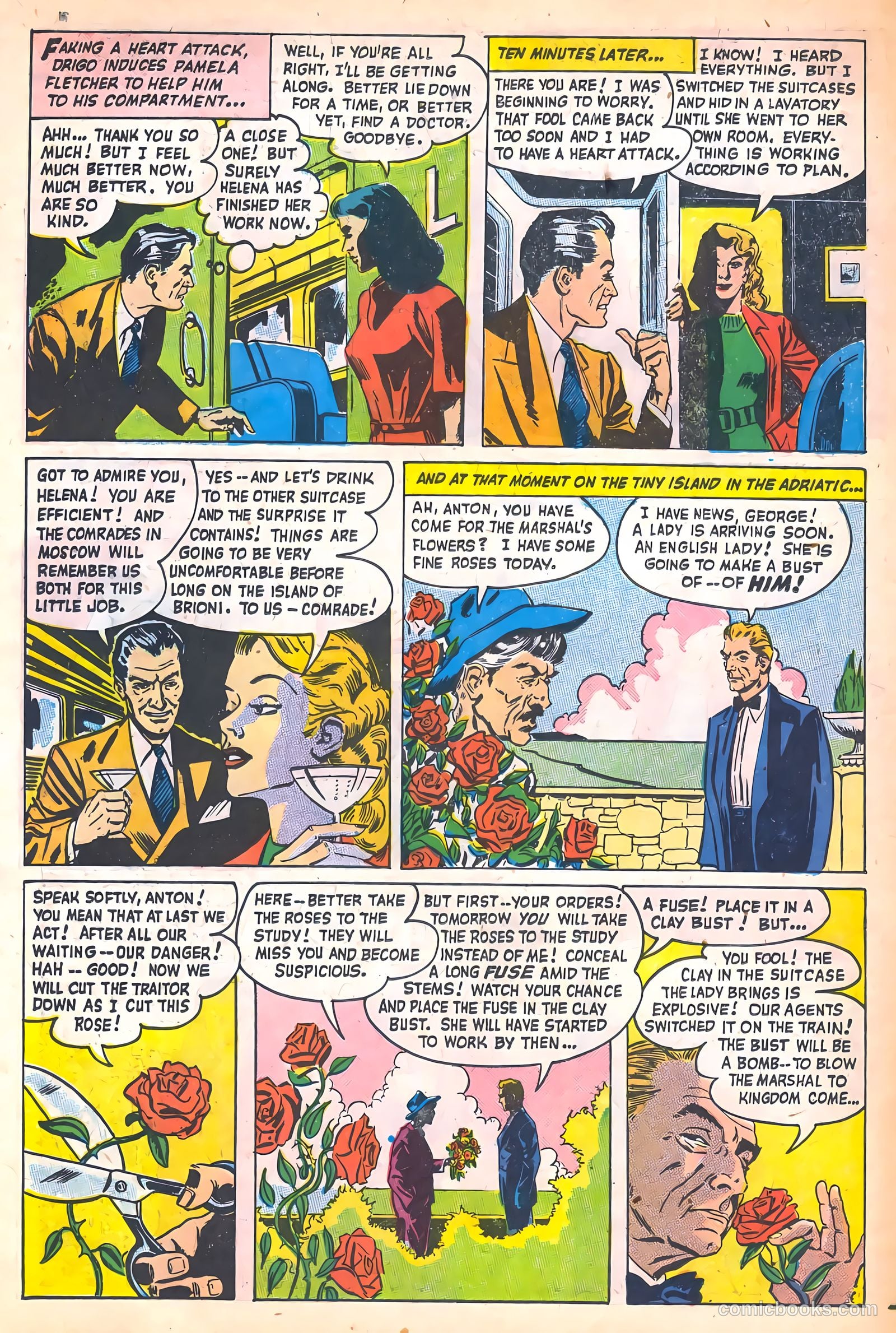 Secret Missions #1 (1950) — page 20 of 36