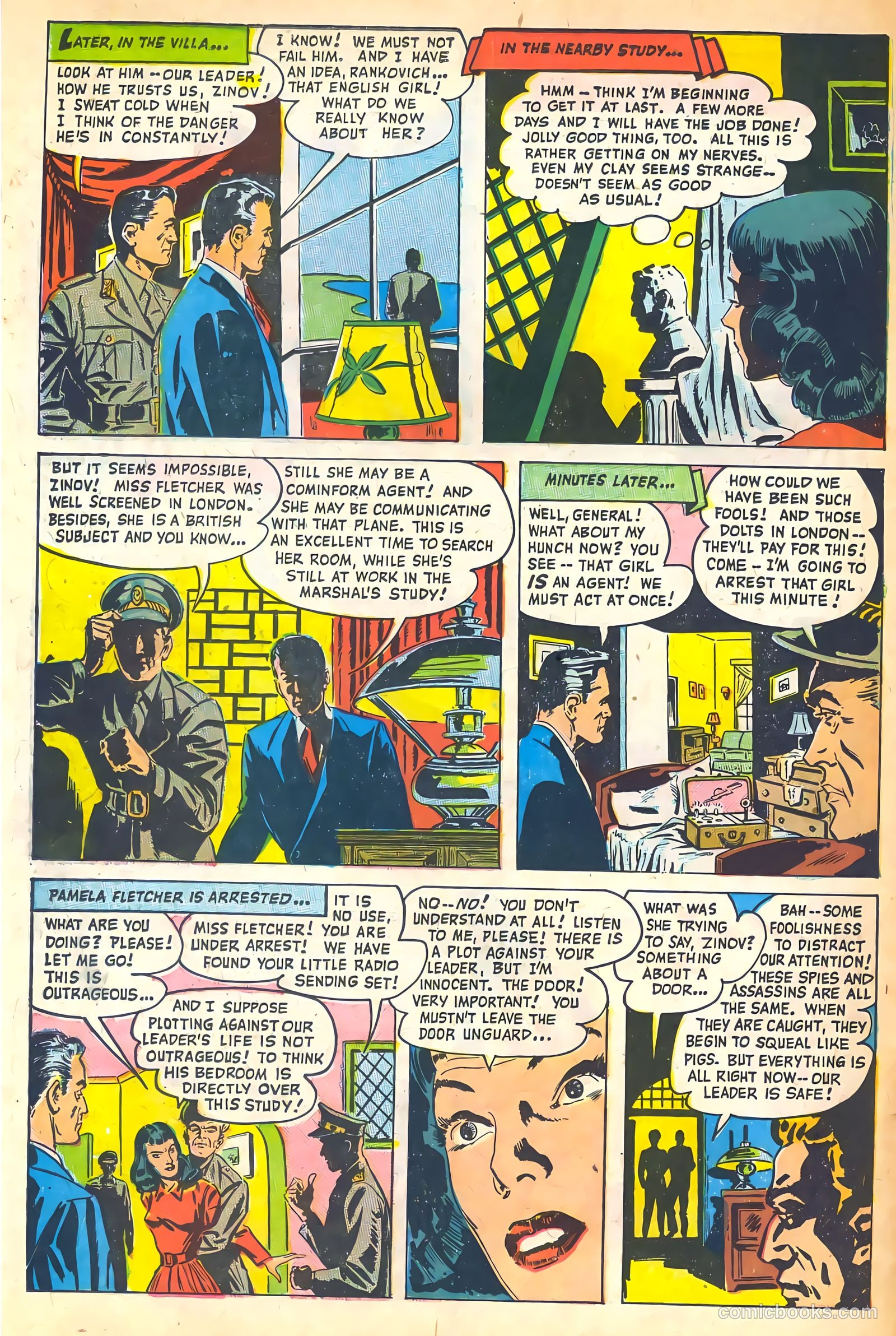 Secret Missions #1 (1950) — page 22 of 36