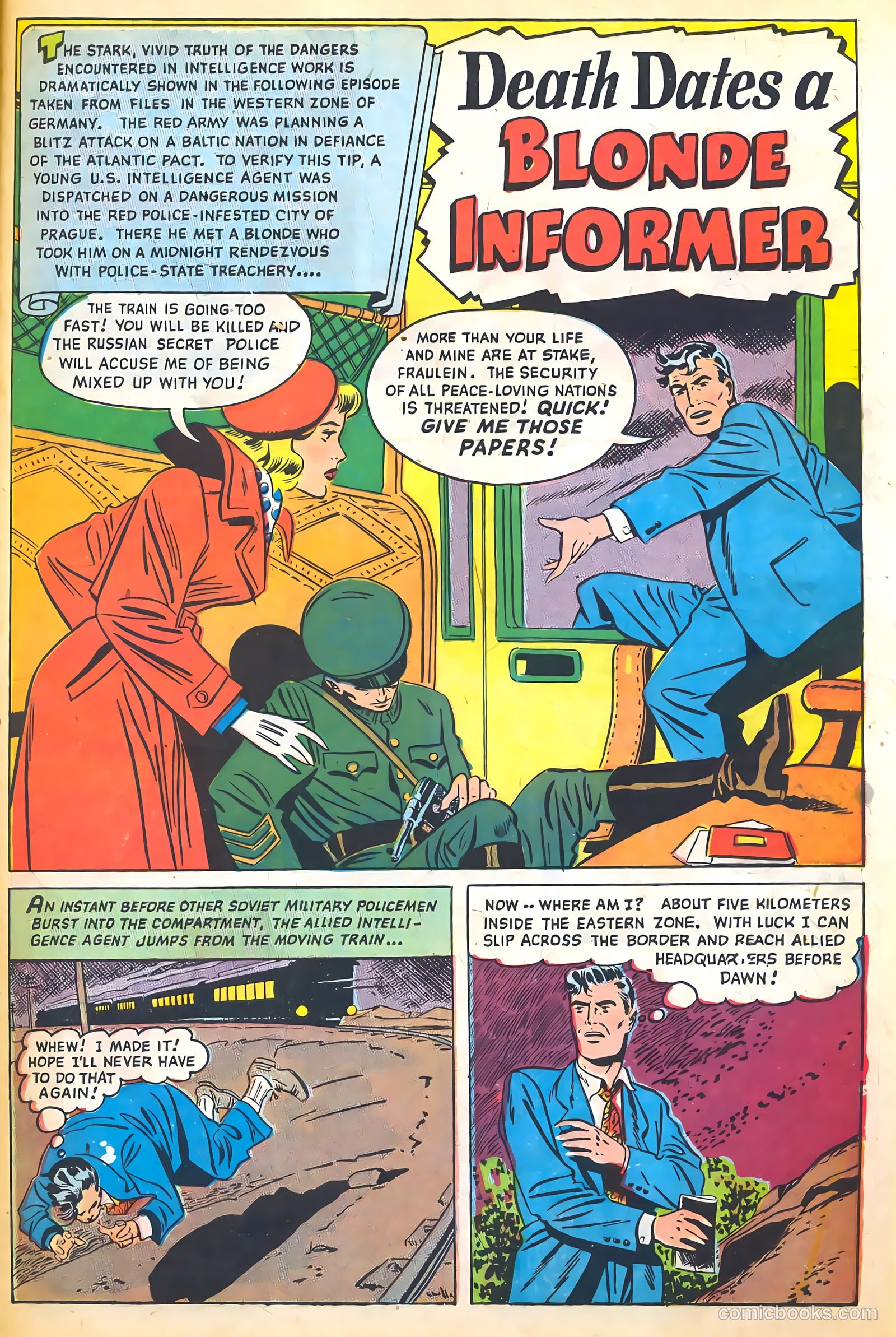 Secret Missions #1 (1950) — page 25 of 36