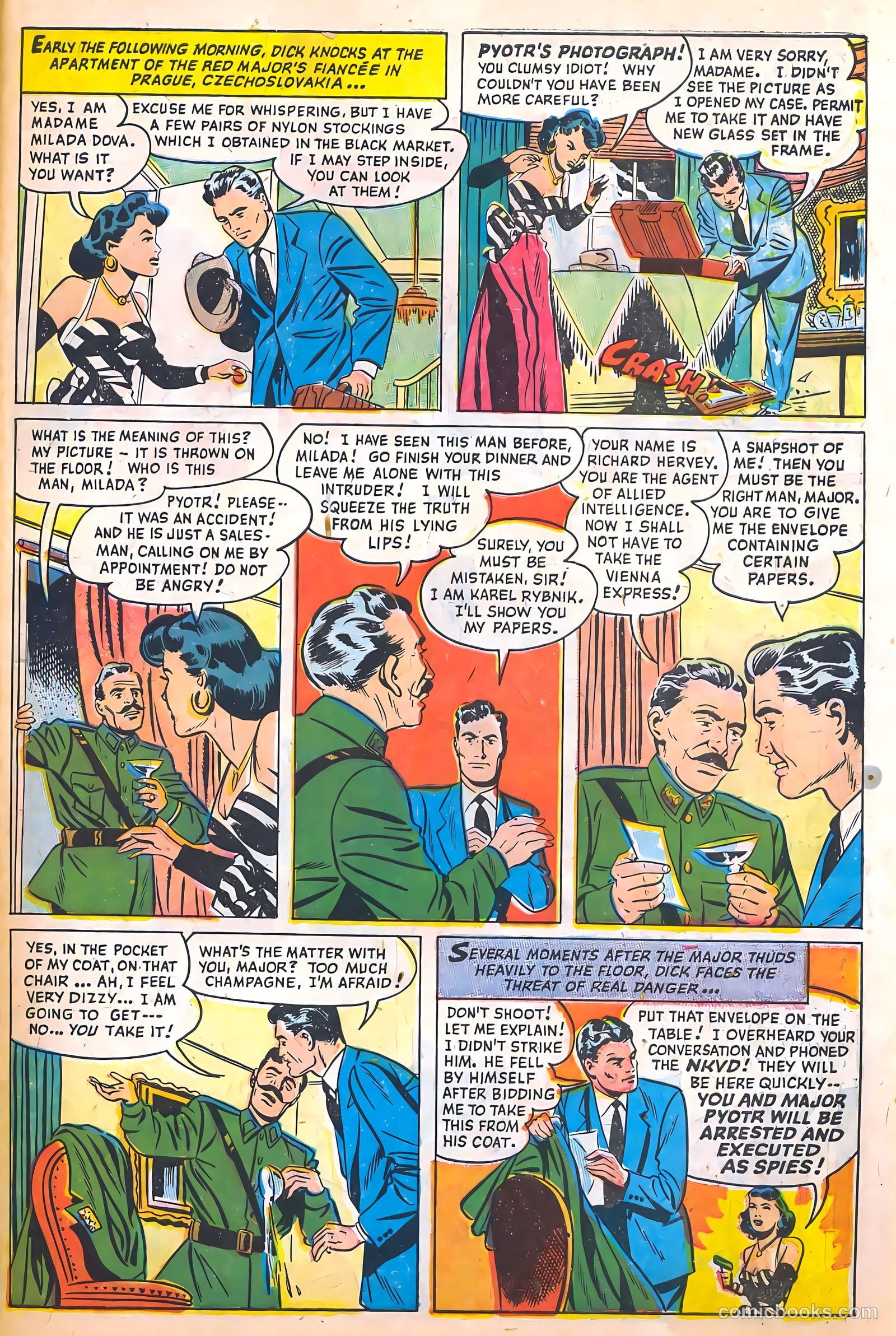Secret Missions #1 (1950) — page 27 of 36