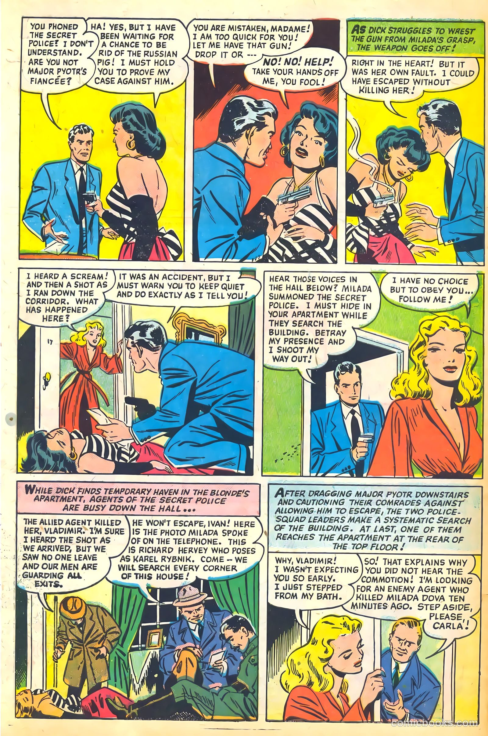 Secret Missions #1 (1950) — page 28 of 36
