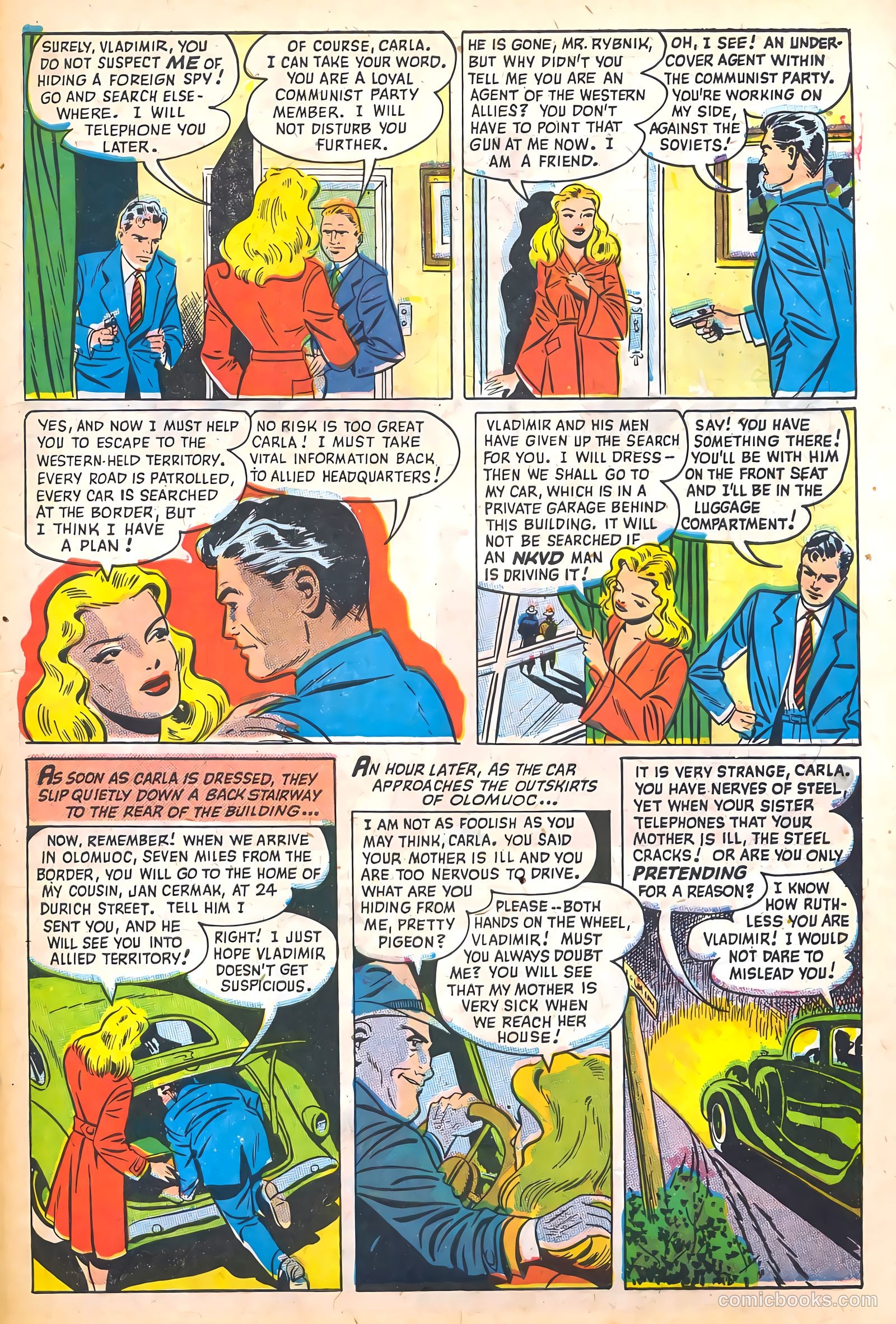 Secret Missions #1 (1950) — page 29 of 36