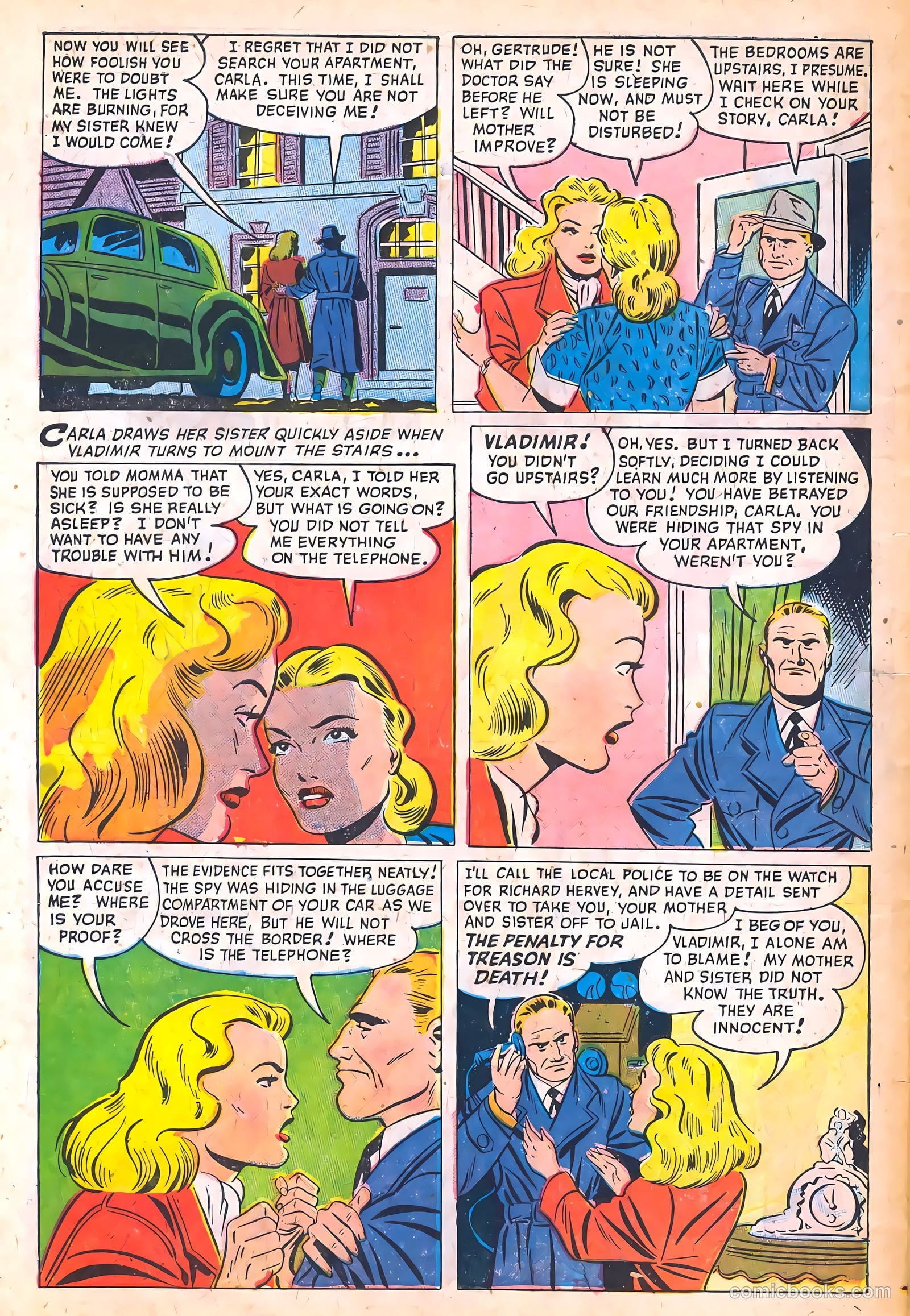 Secret Missions #1 (1950) — page 30 of 36