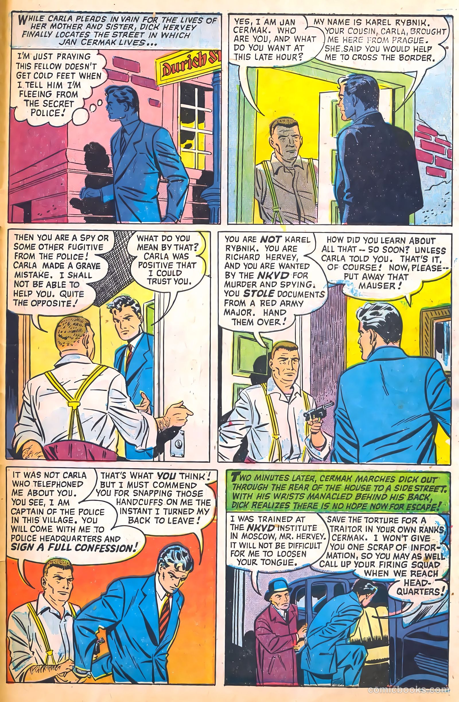 Secret Missions #1 (1950) — page 31 of 36