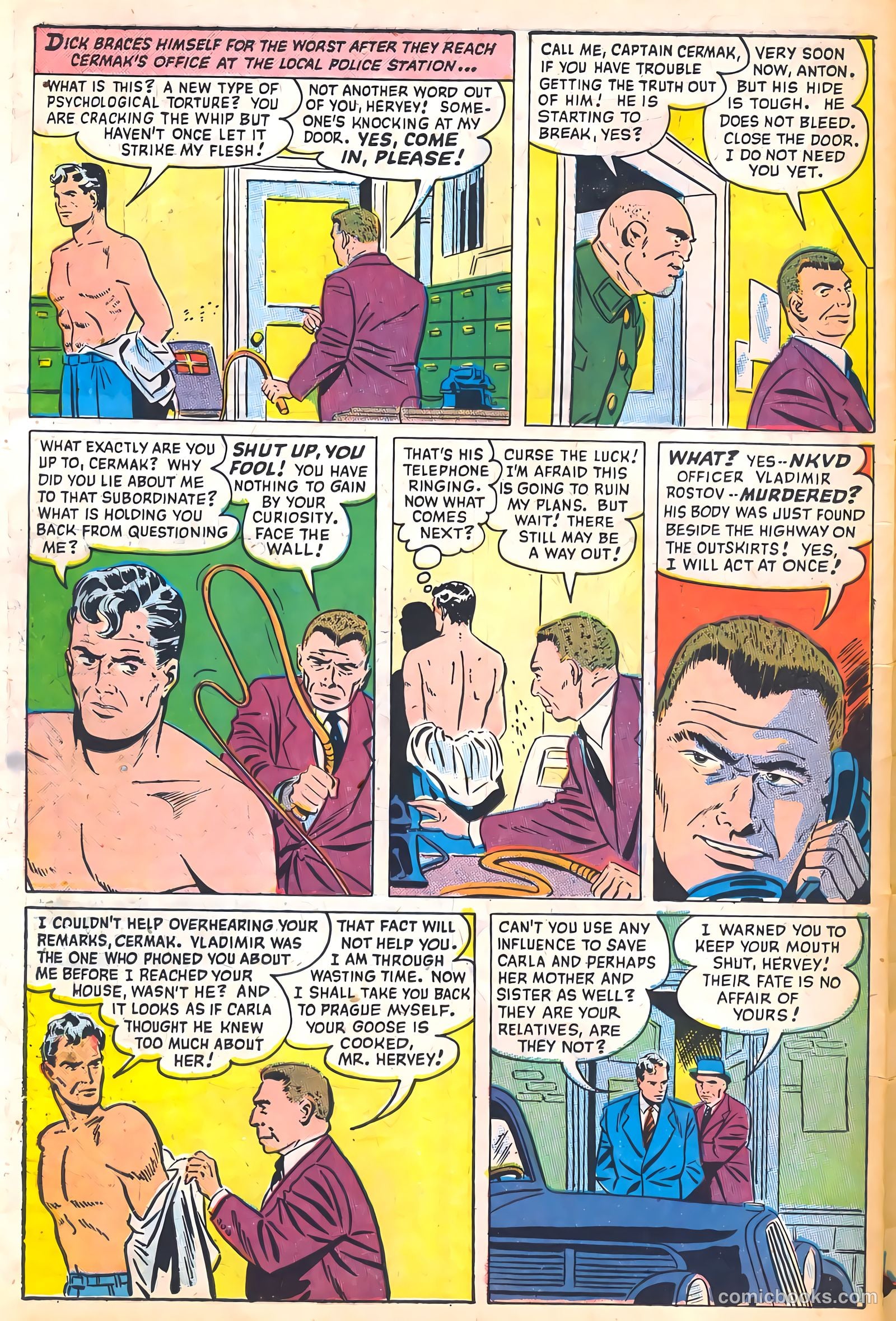Secret Missions #1 (1950) — page 32 of 36