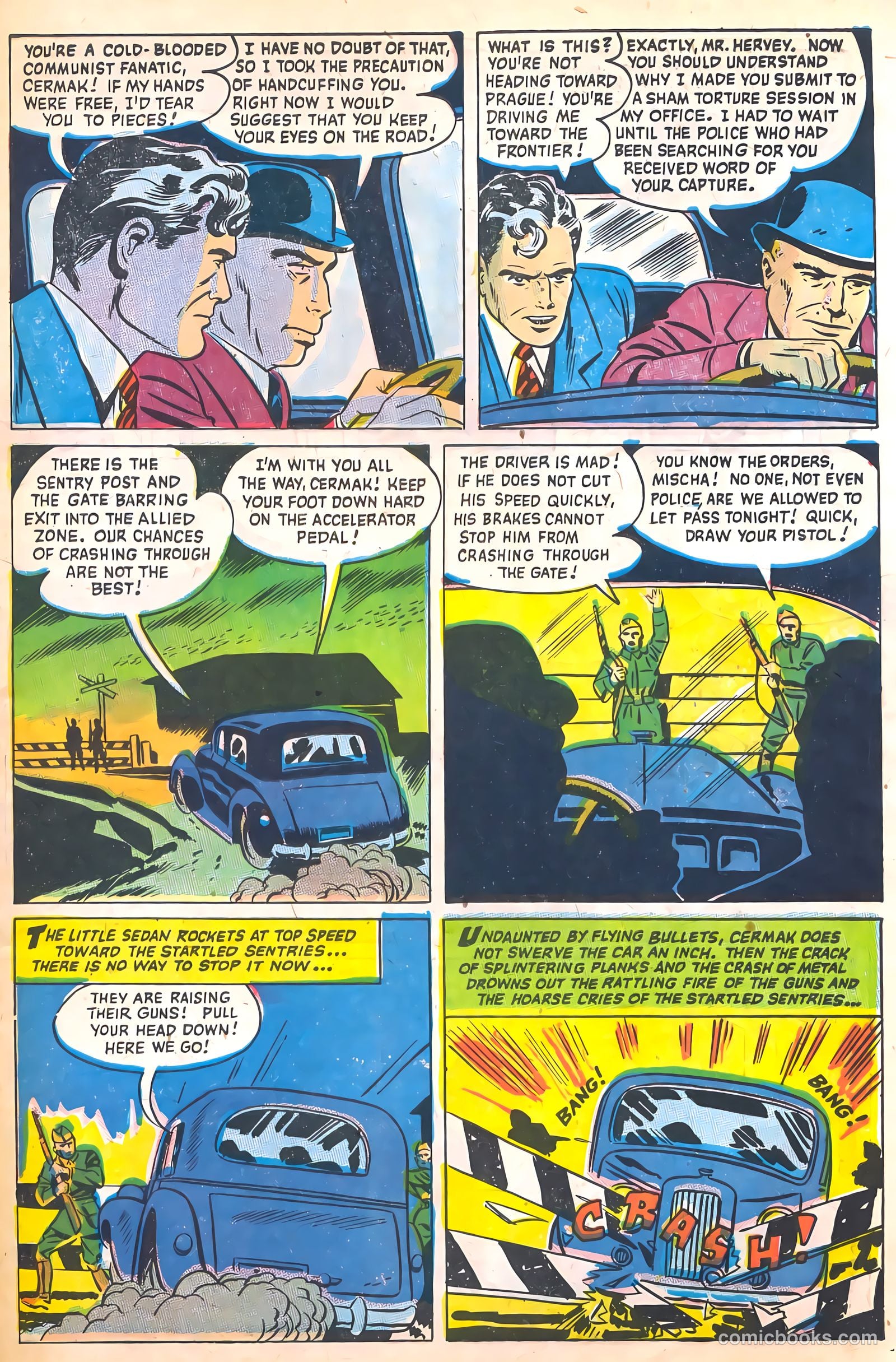 Secret Missions #1 (1950) — page 33 of 36