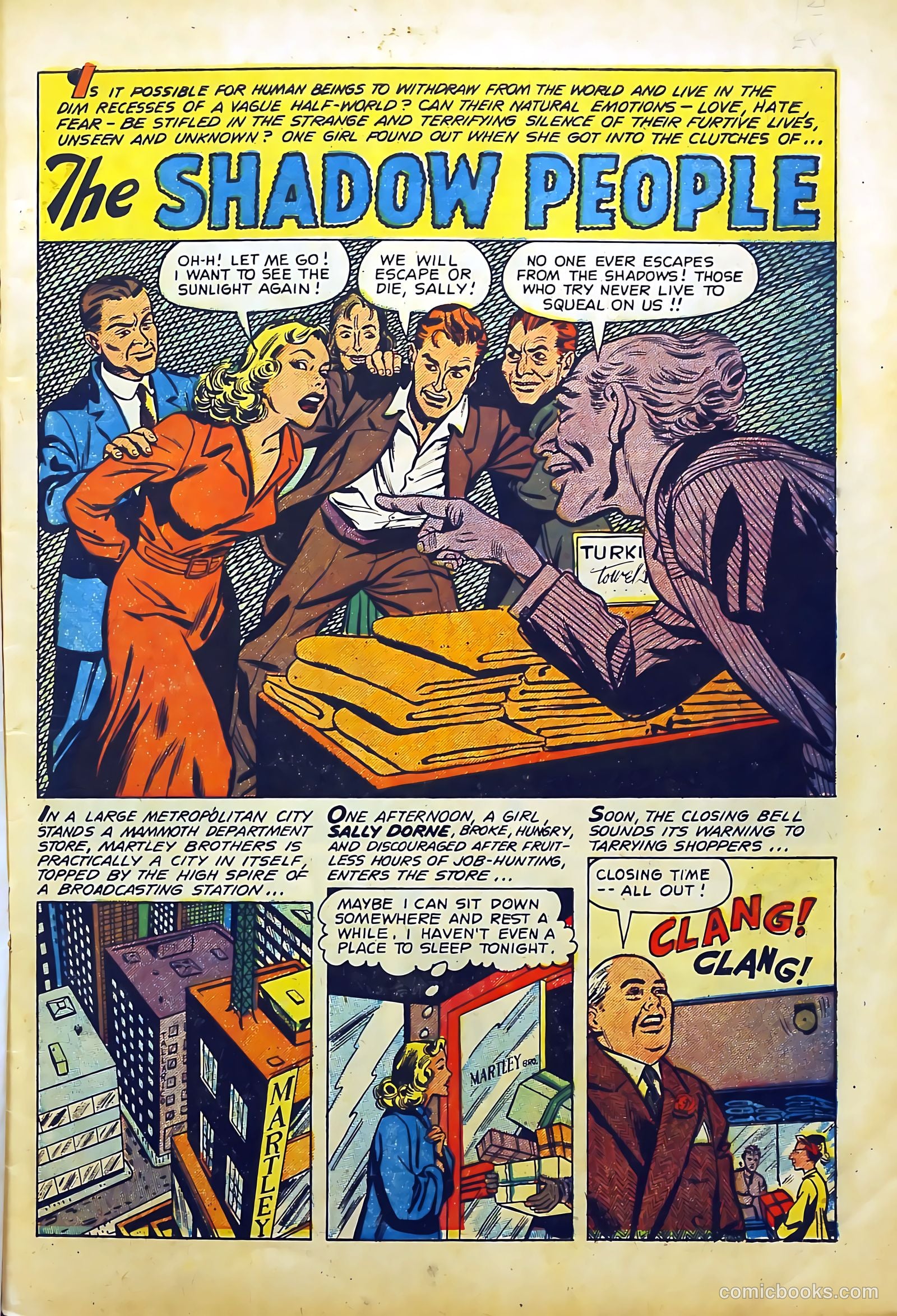 Secret Mysteries #16 (1954) — page 3 of 36