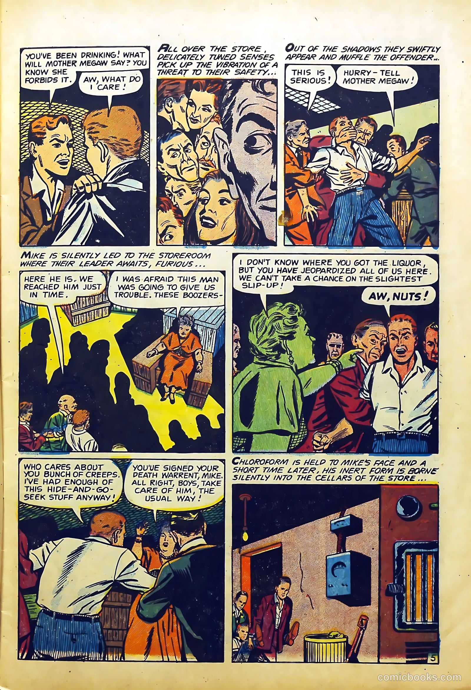 Secret Mysteries #16 (1954) — page 7 of 36