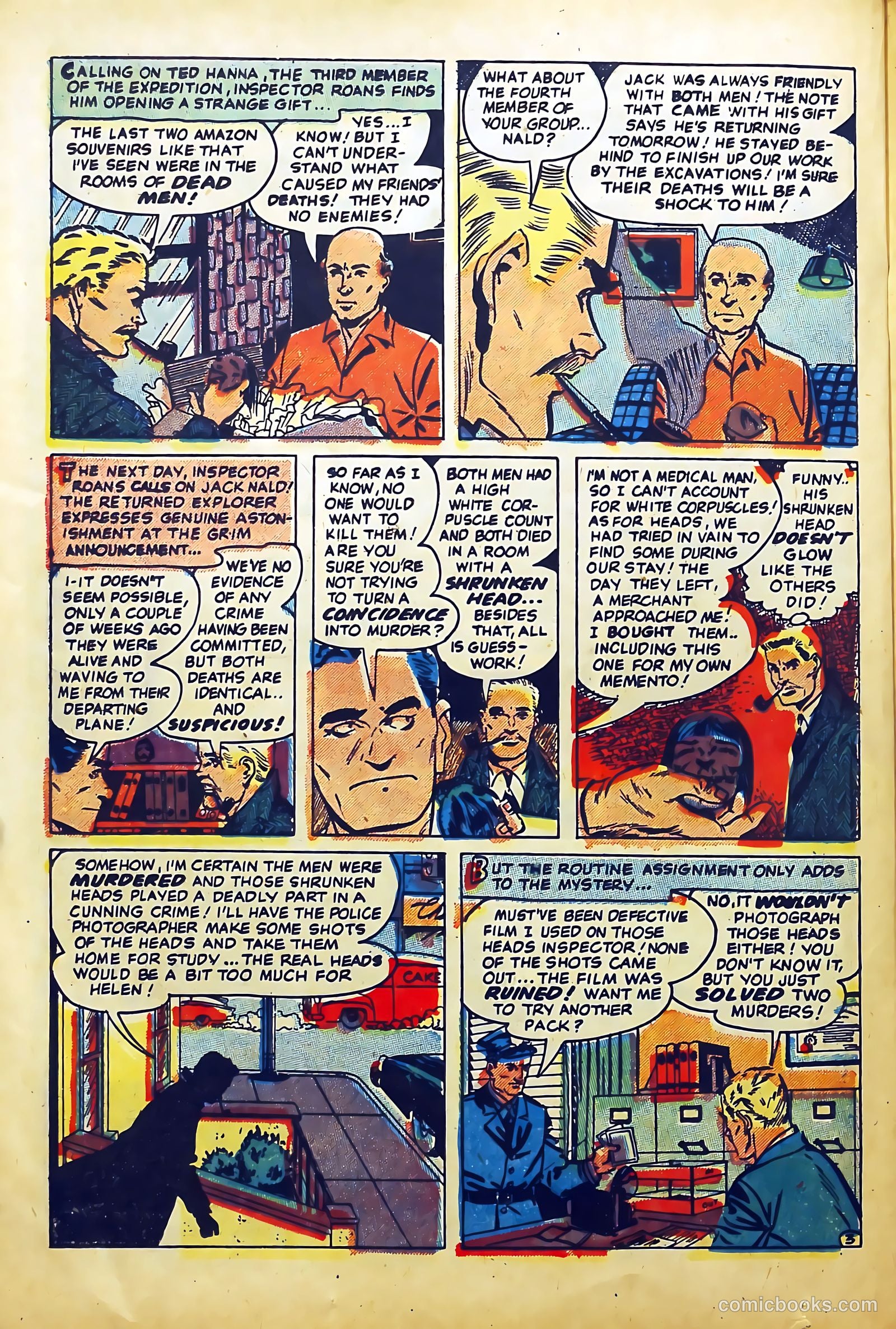 Secret Mysteries #16 (1954) — page 22 of 36
