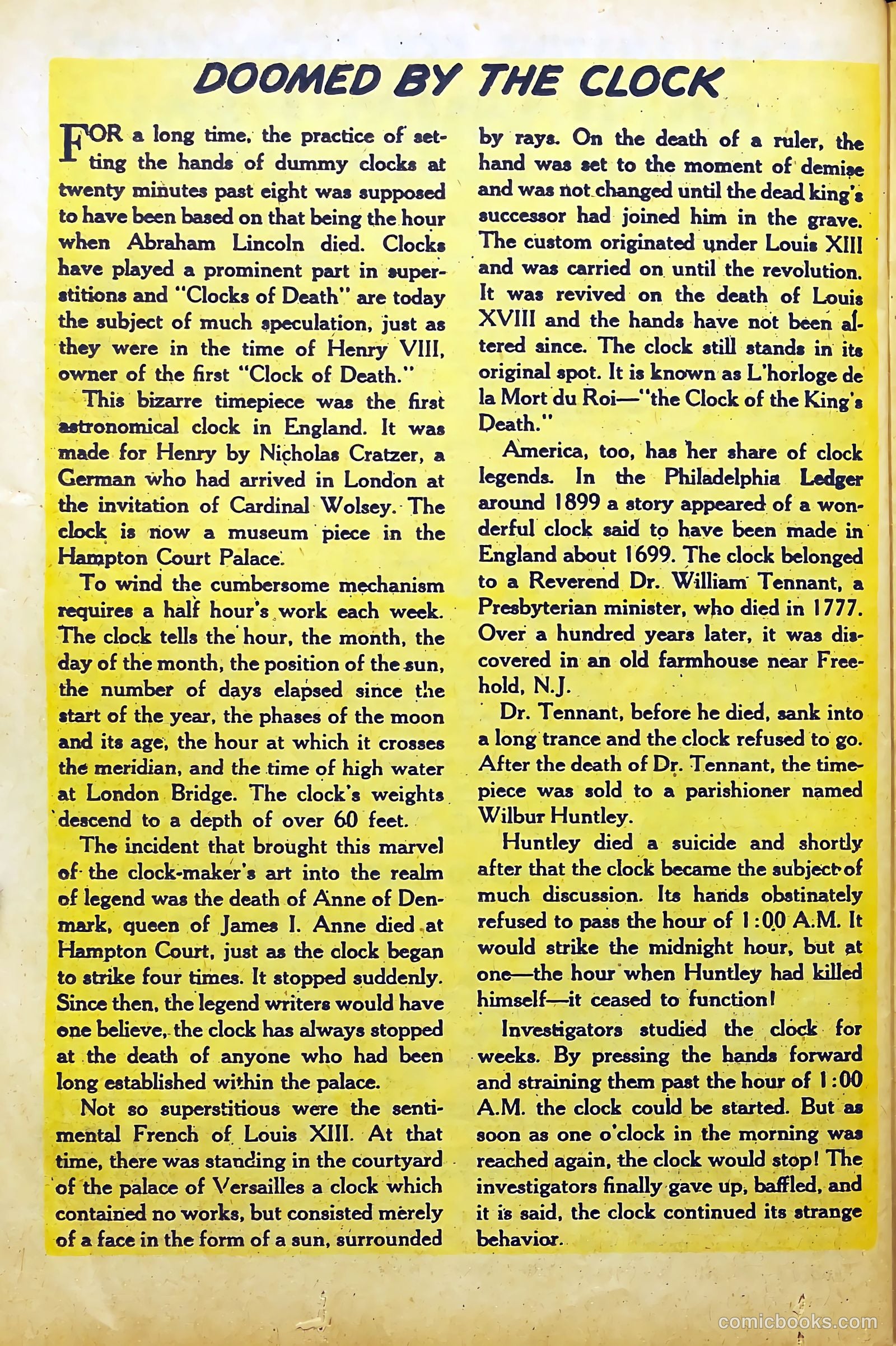 Secret Mysteries #16 (1954) — page 26 of 36