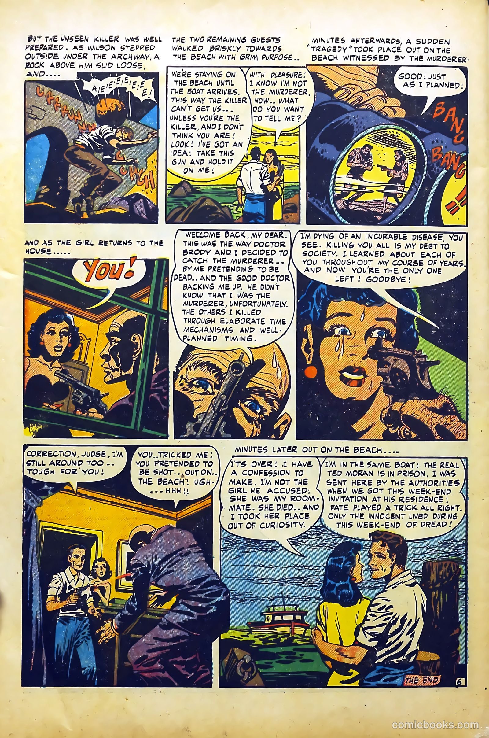 Secret Mysteries #16 (1954) — page 34 of 36
