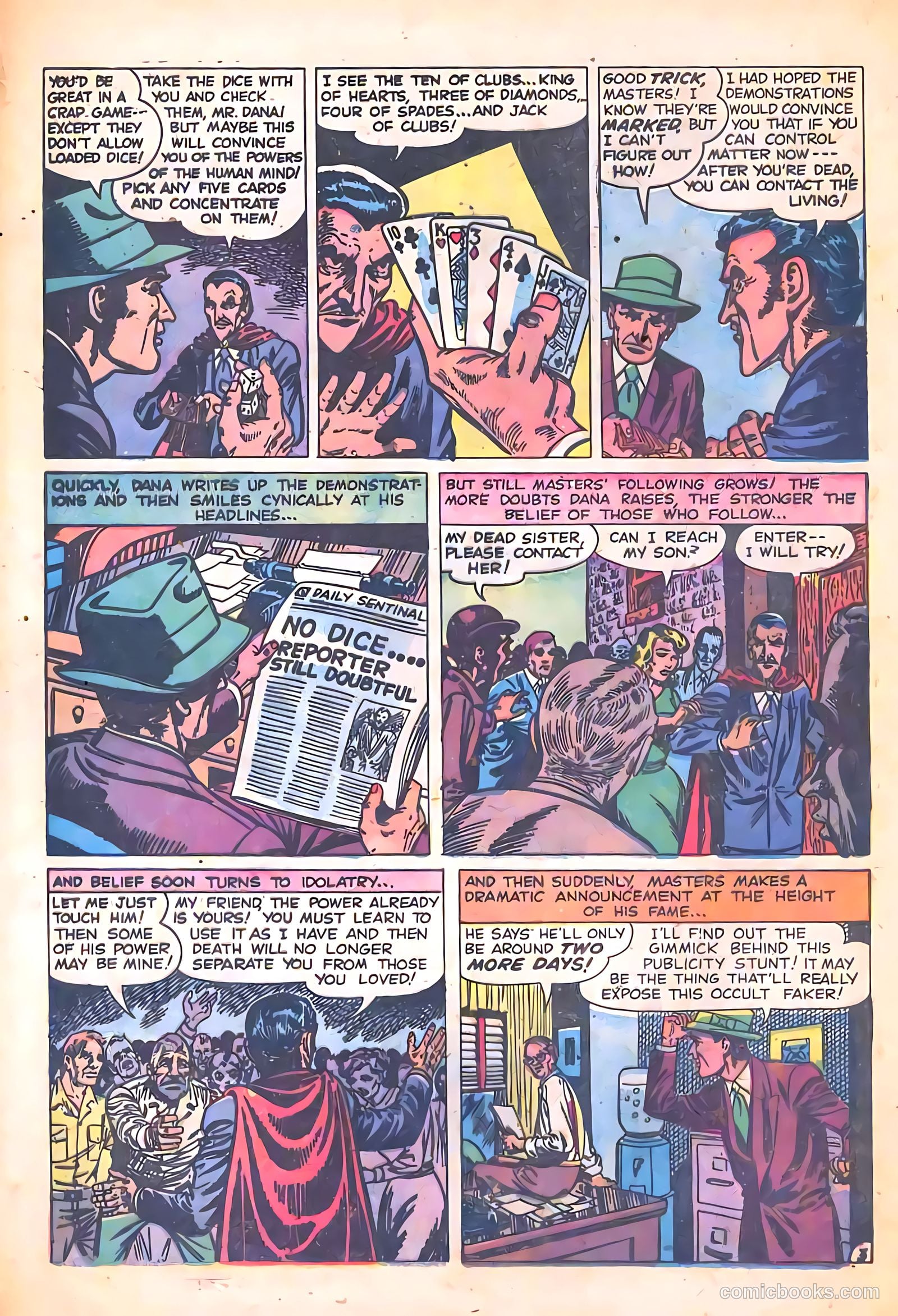 Secret Mysteries #17 (1955) — page 22 of 36