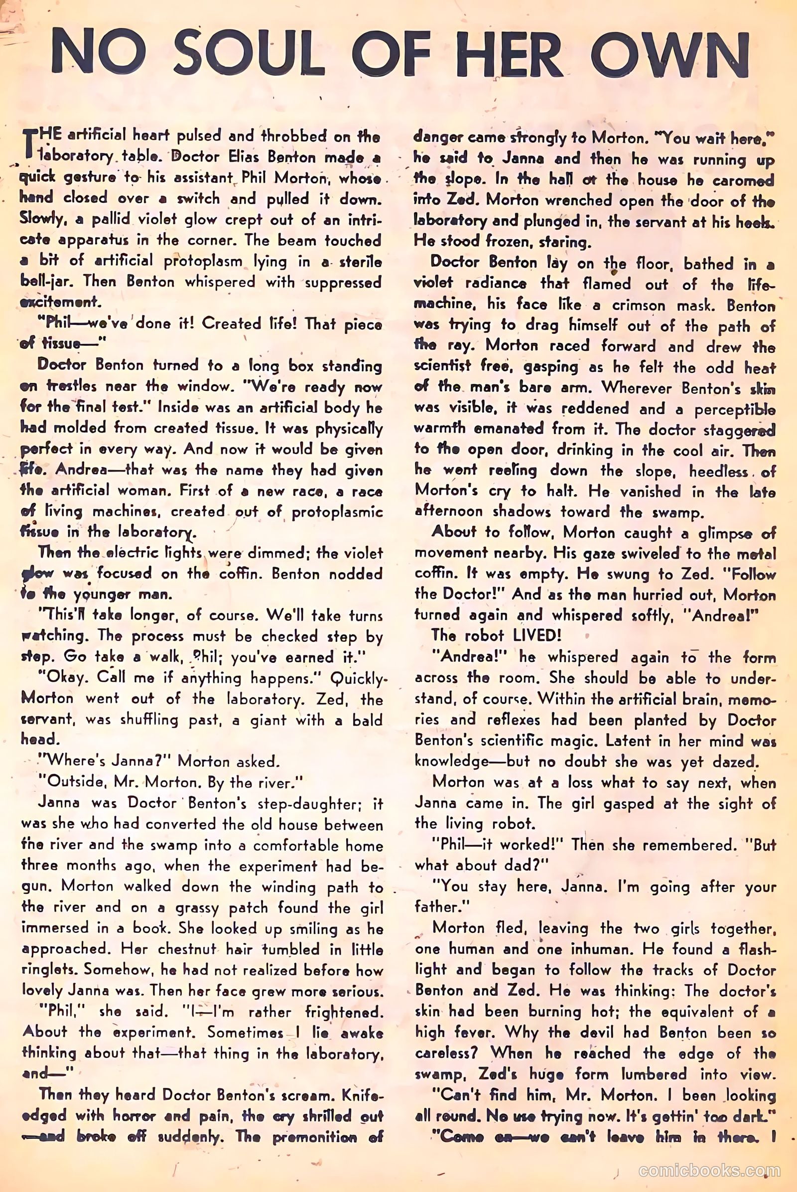 Secret Mysteries #17 (1955) — page 26 of 36