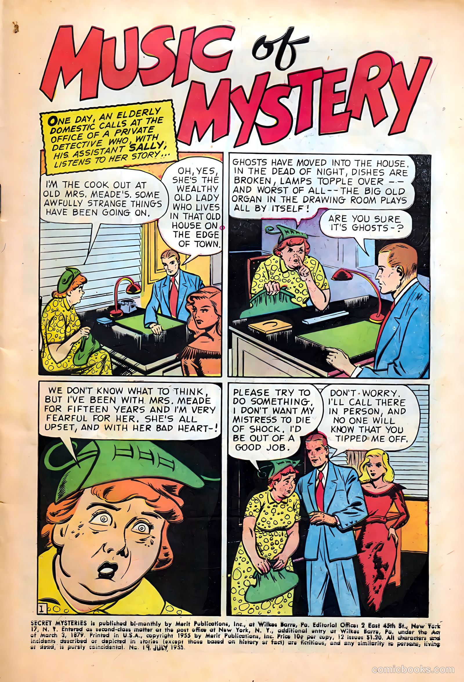 Secret Mysteries #19 (1955) — page 3 of 36