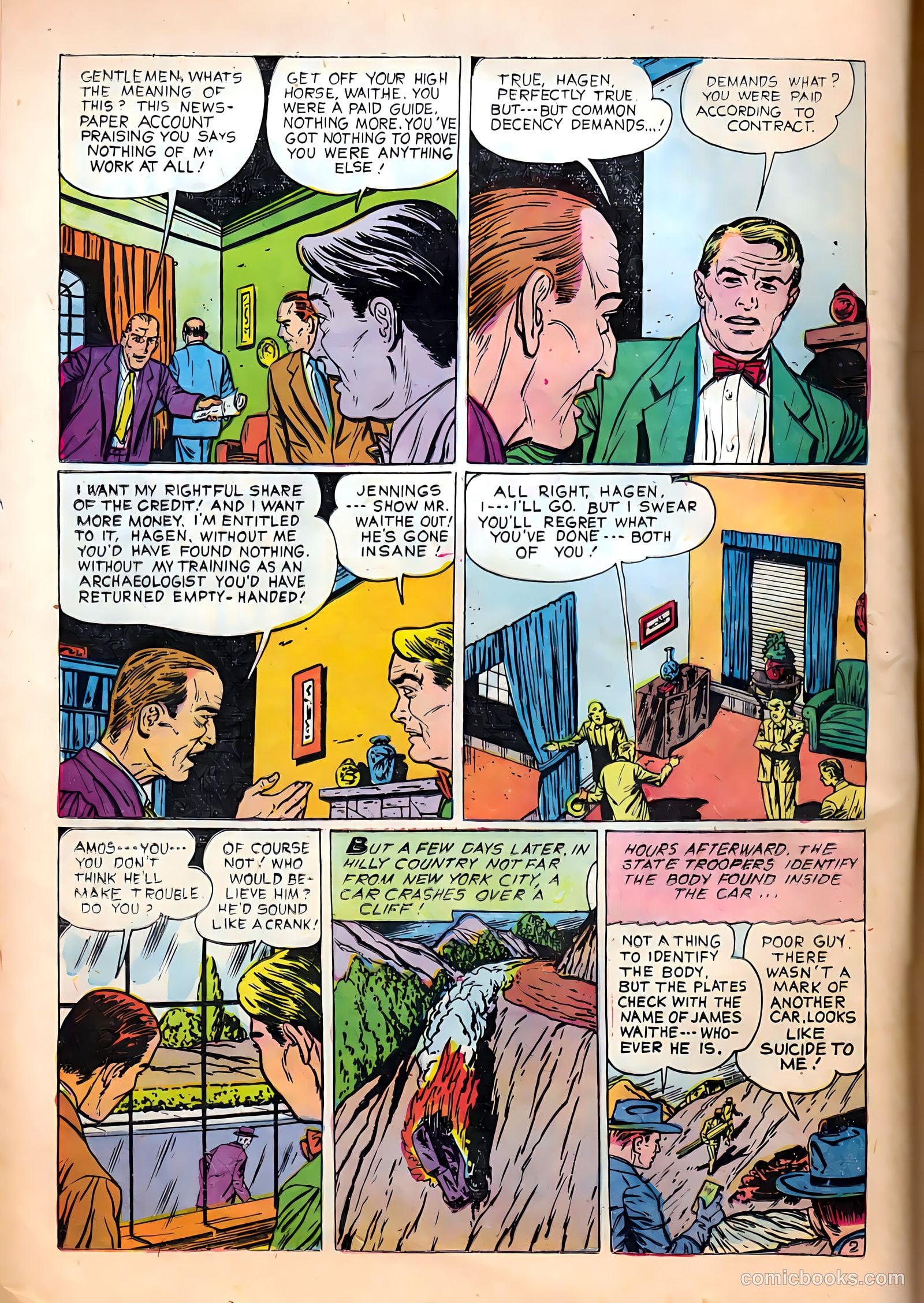 Secret Mysteries #19 (1955) — page 20 of 36