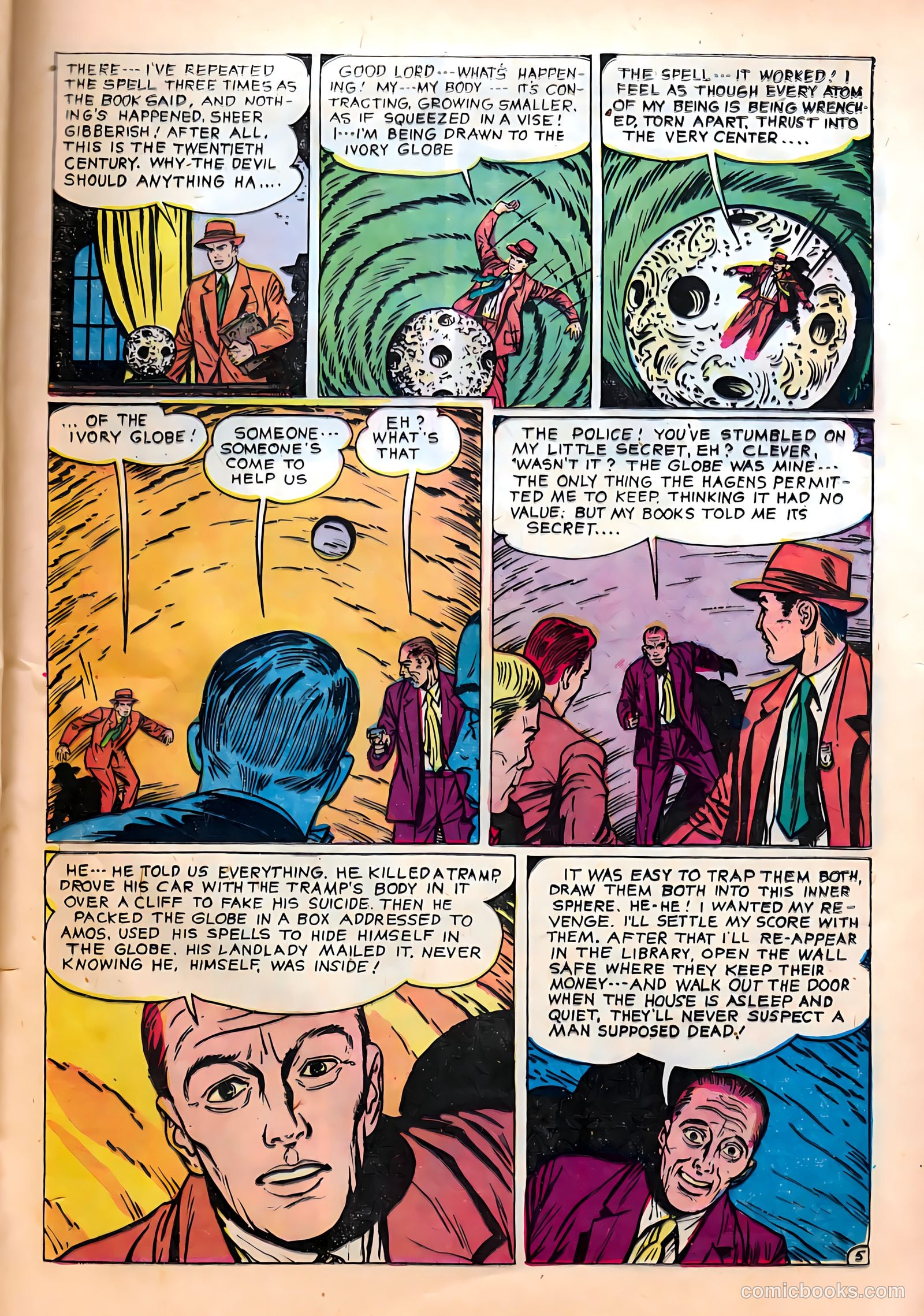 Secret Mysteries #19 (1955) — page 23 of 36