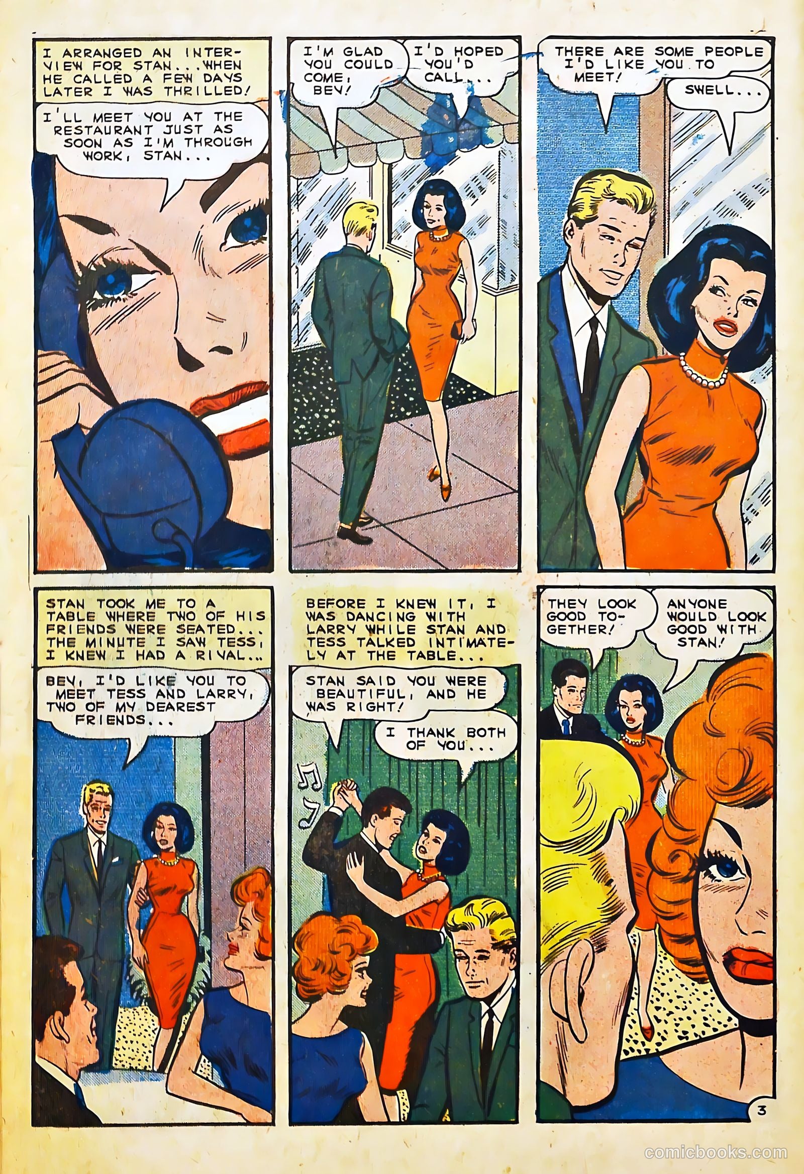 Secret Romance #1 (1968) — page 18 of 36