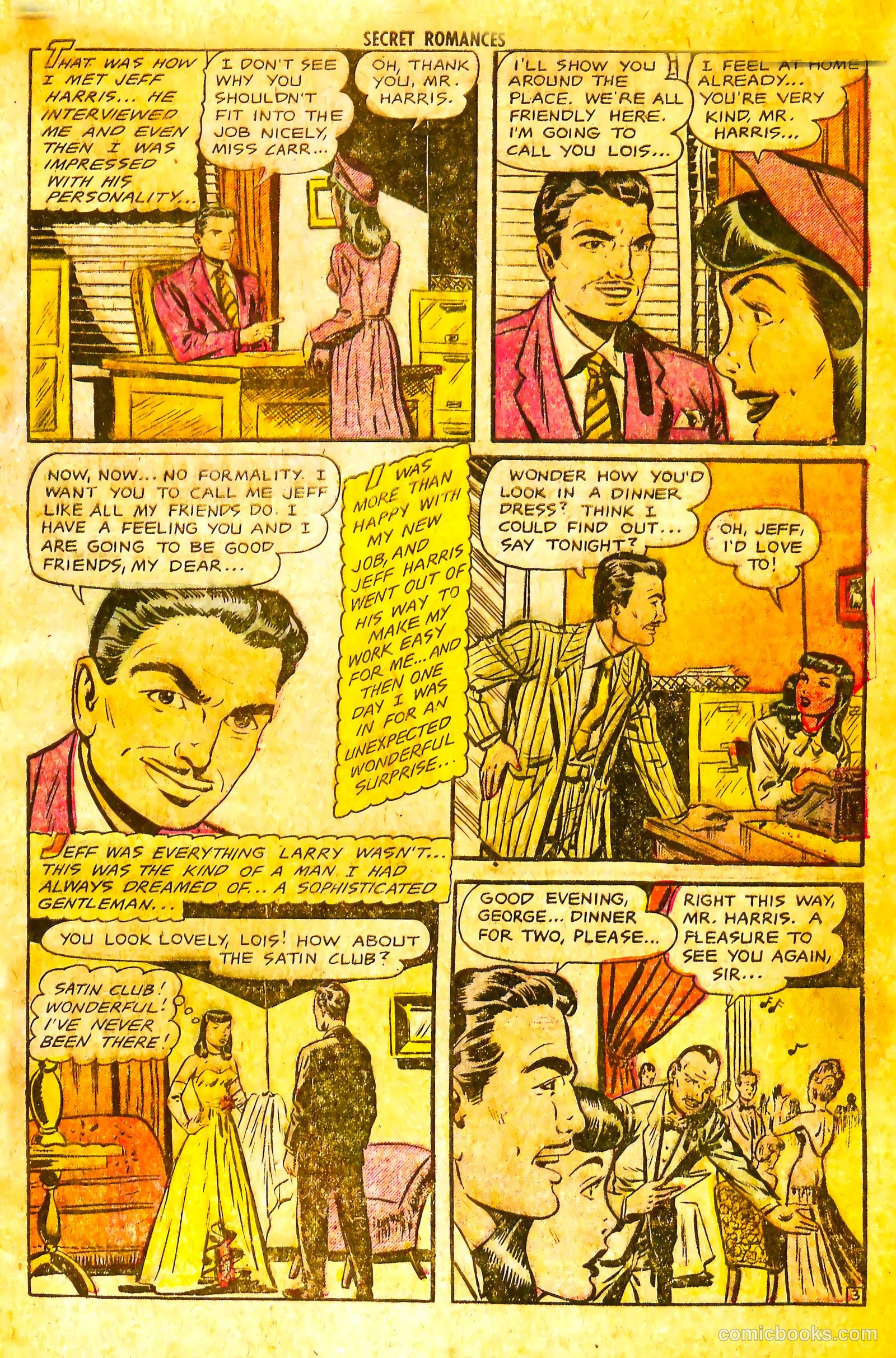 Secret Romances #11 (1952) — page 5 of 36