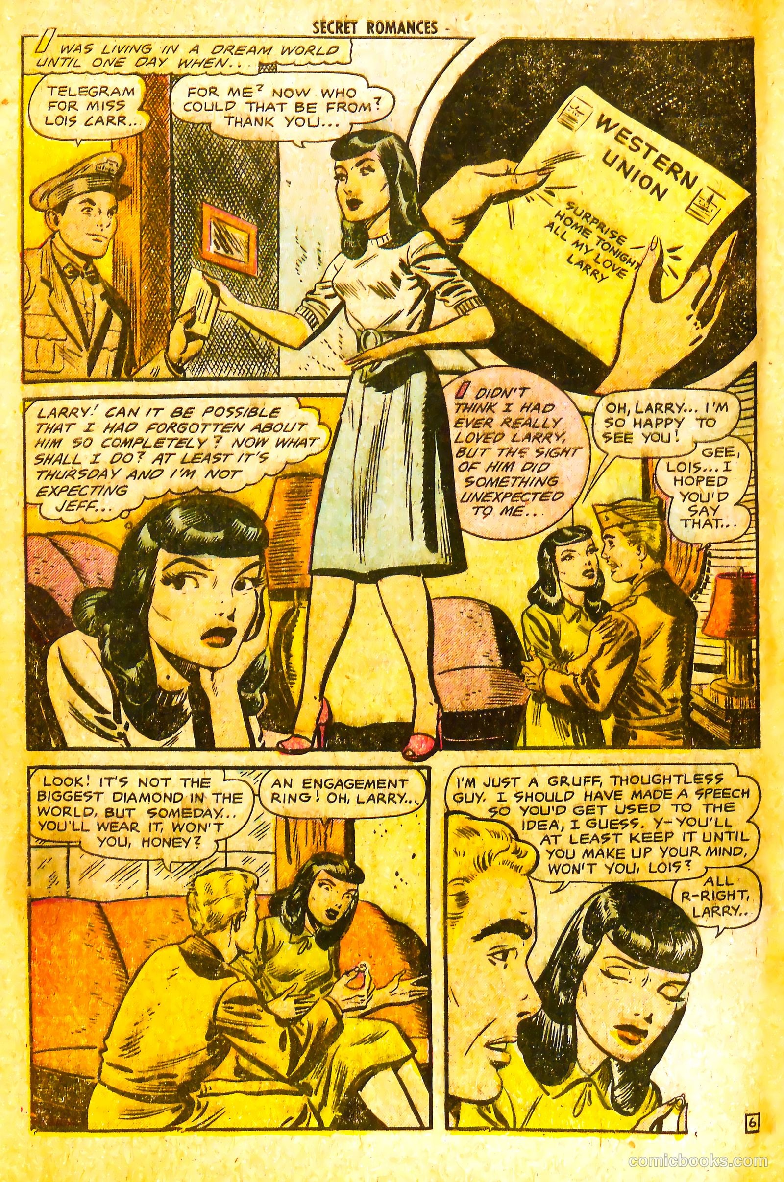 Secret Romances #11 (1952) — page 8 of 36