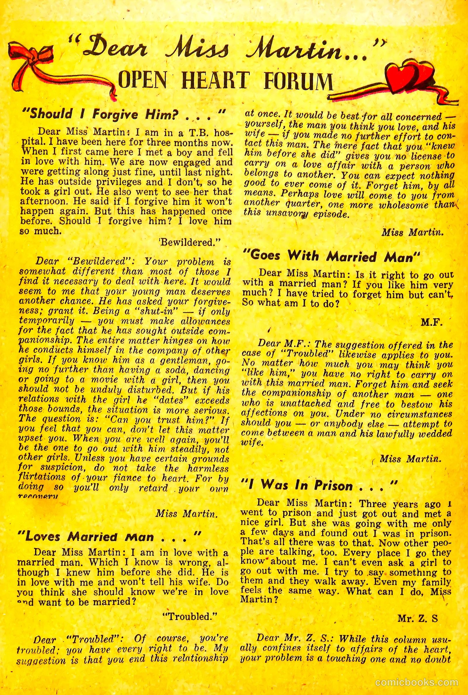 Secret Romances #11 (1952) — page 18 of 36
