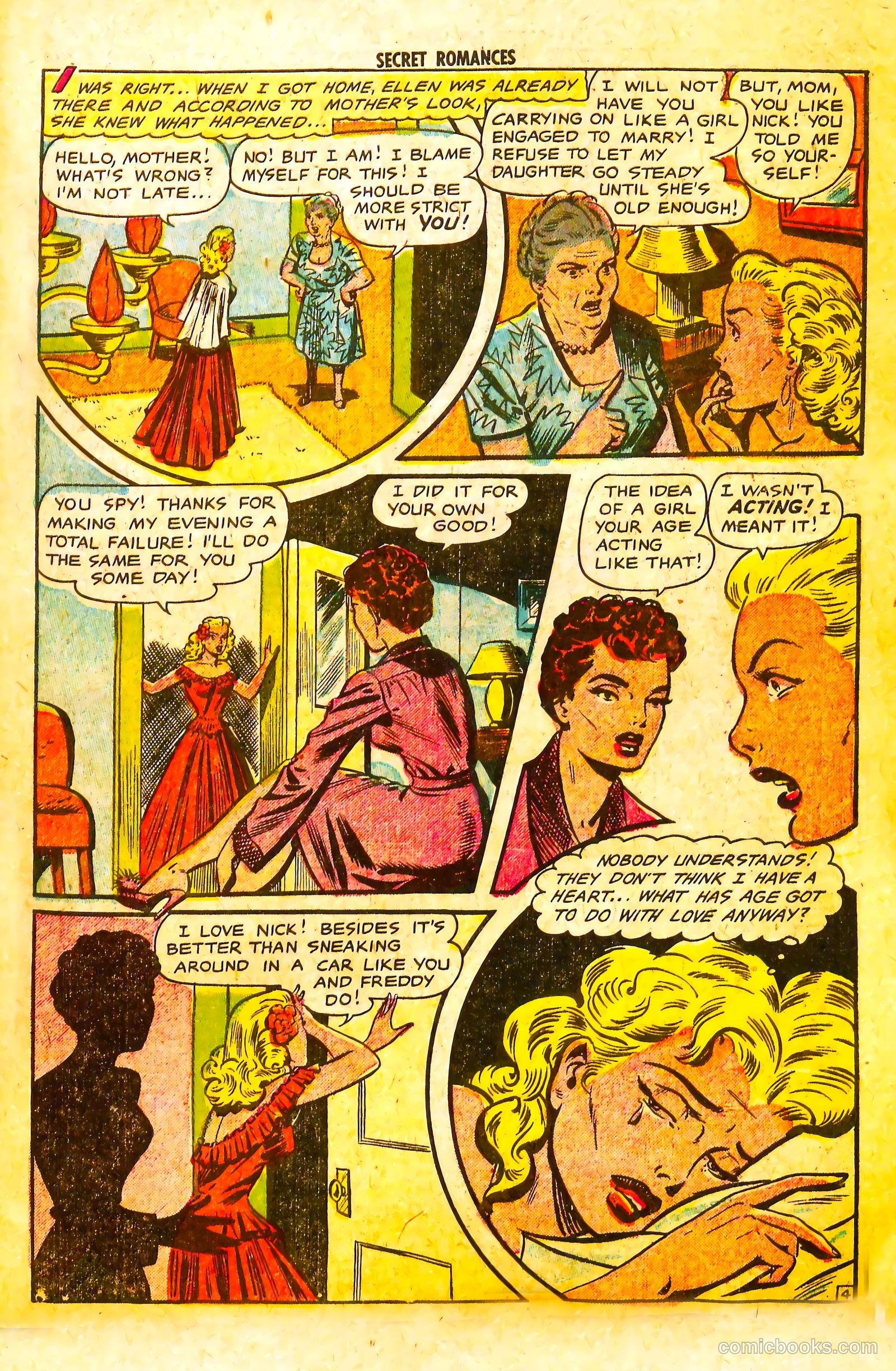 Secret Romances #11 (1952) — page 23 of 36