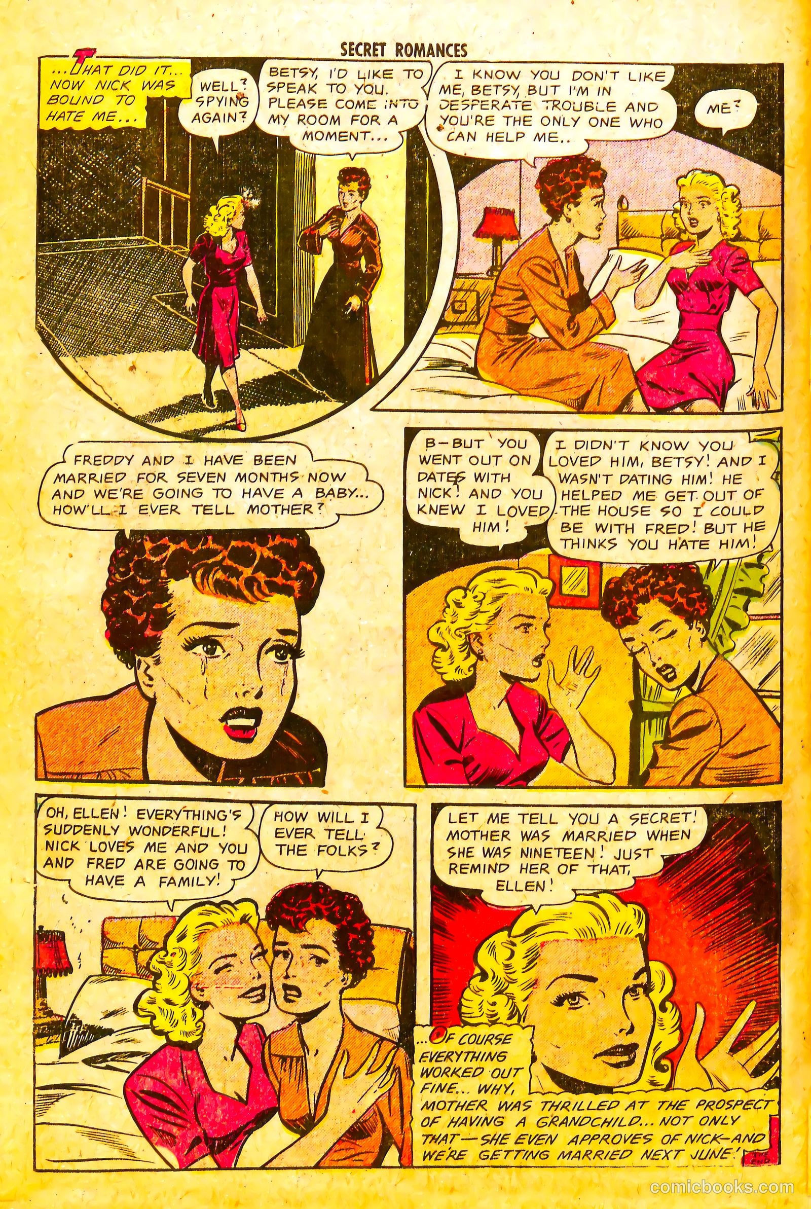 Secret Romances #11 (1952) — page 26 of 36