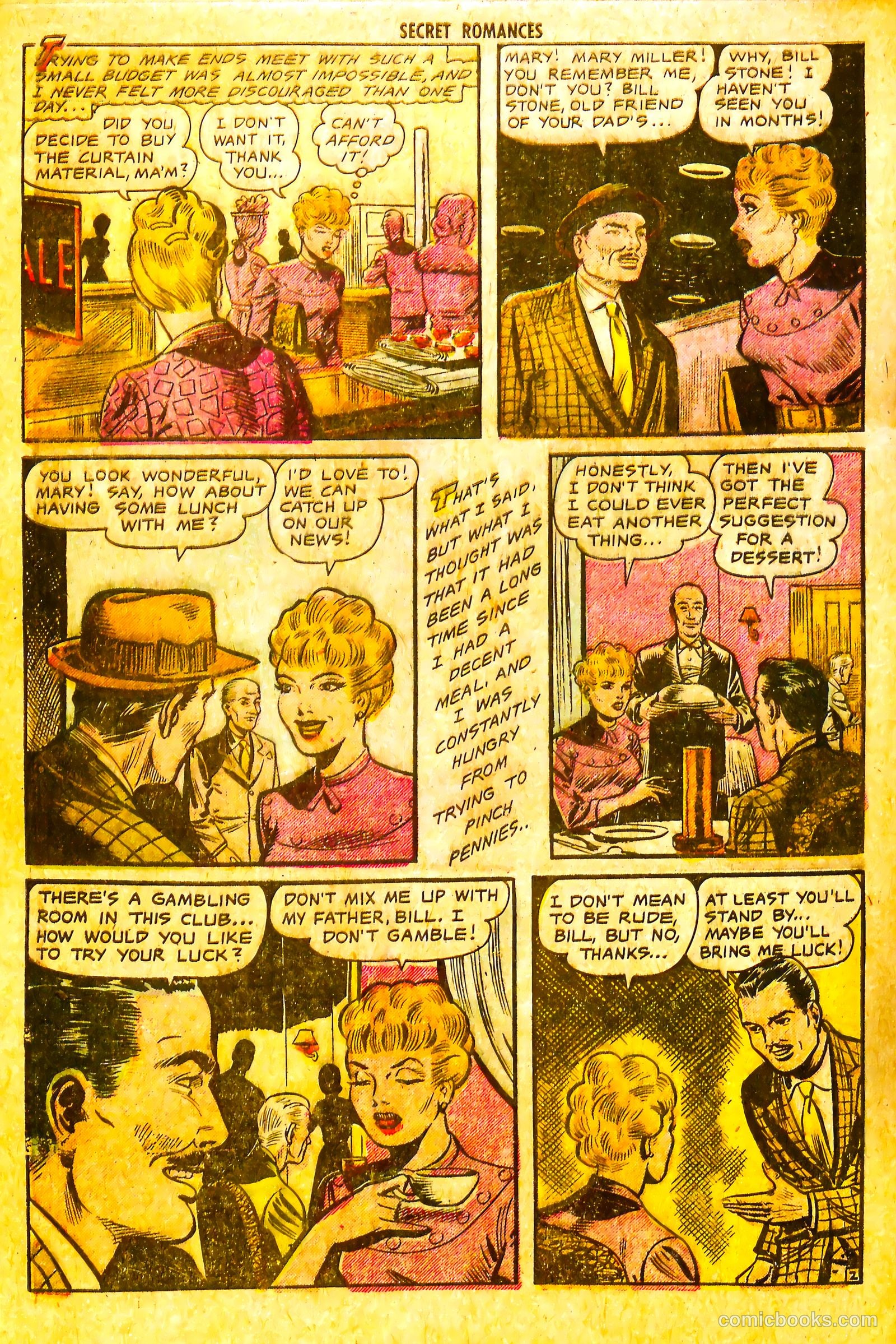 Secret Romances #11 (1952) — page 28 of 36