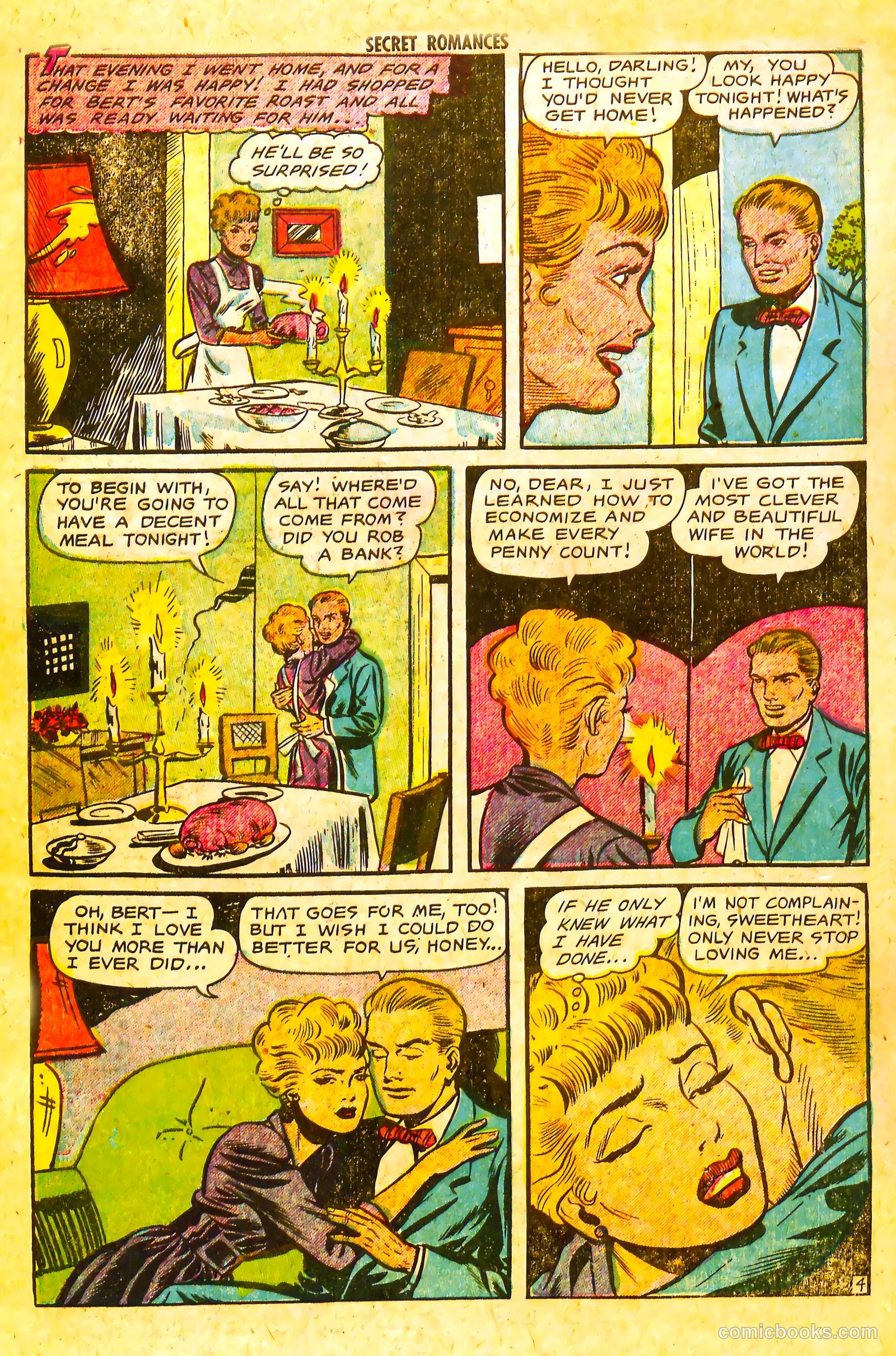 Secret Romances #11 (1952) — page 30 of 36