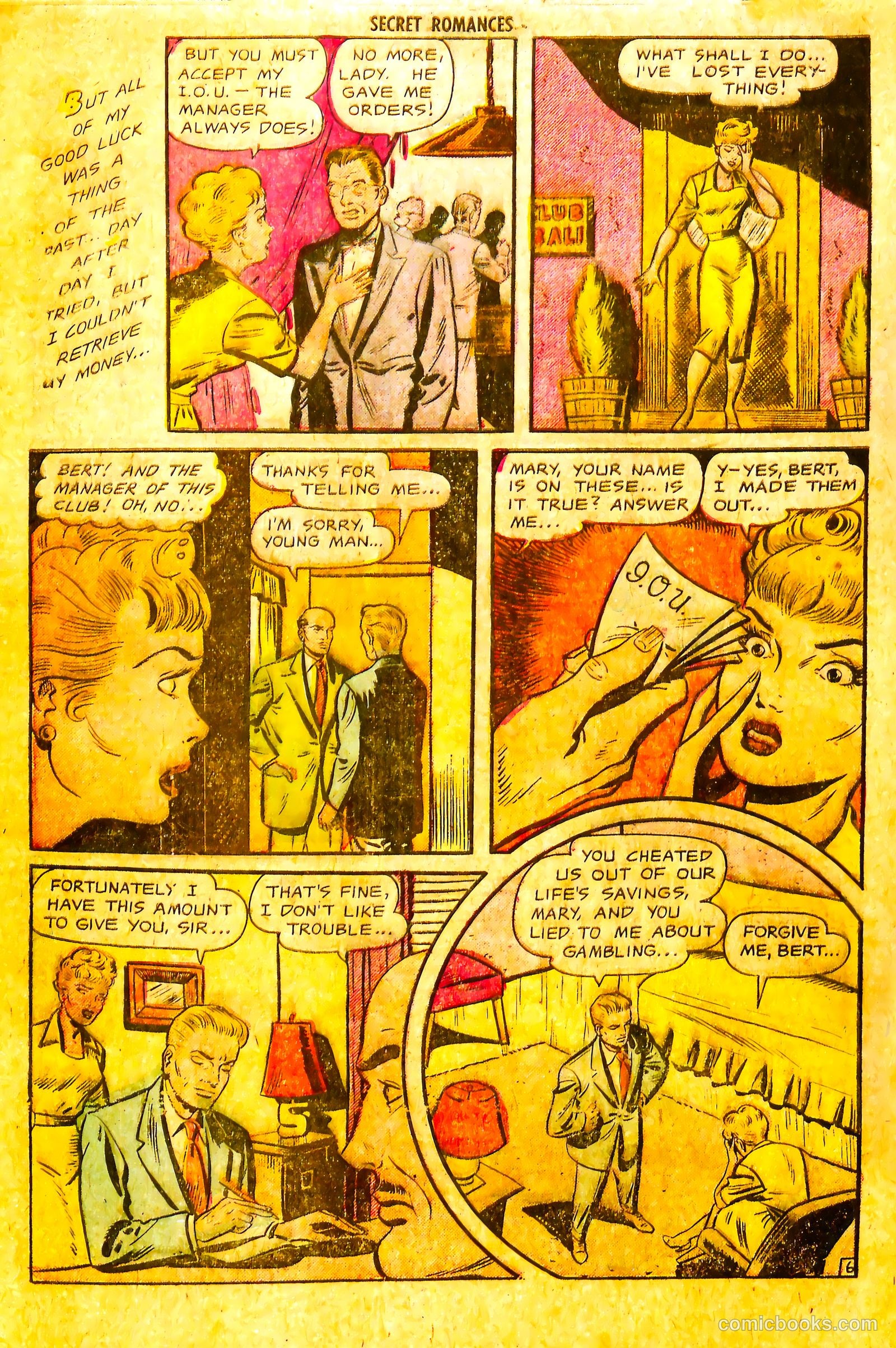 Secret Romances #11 (1952) — page 32 of 36