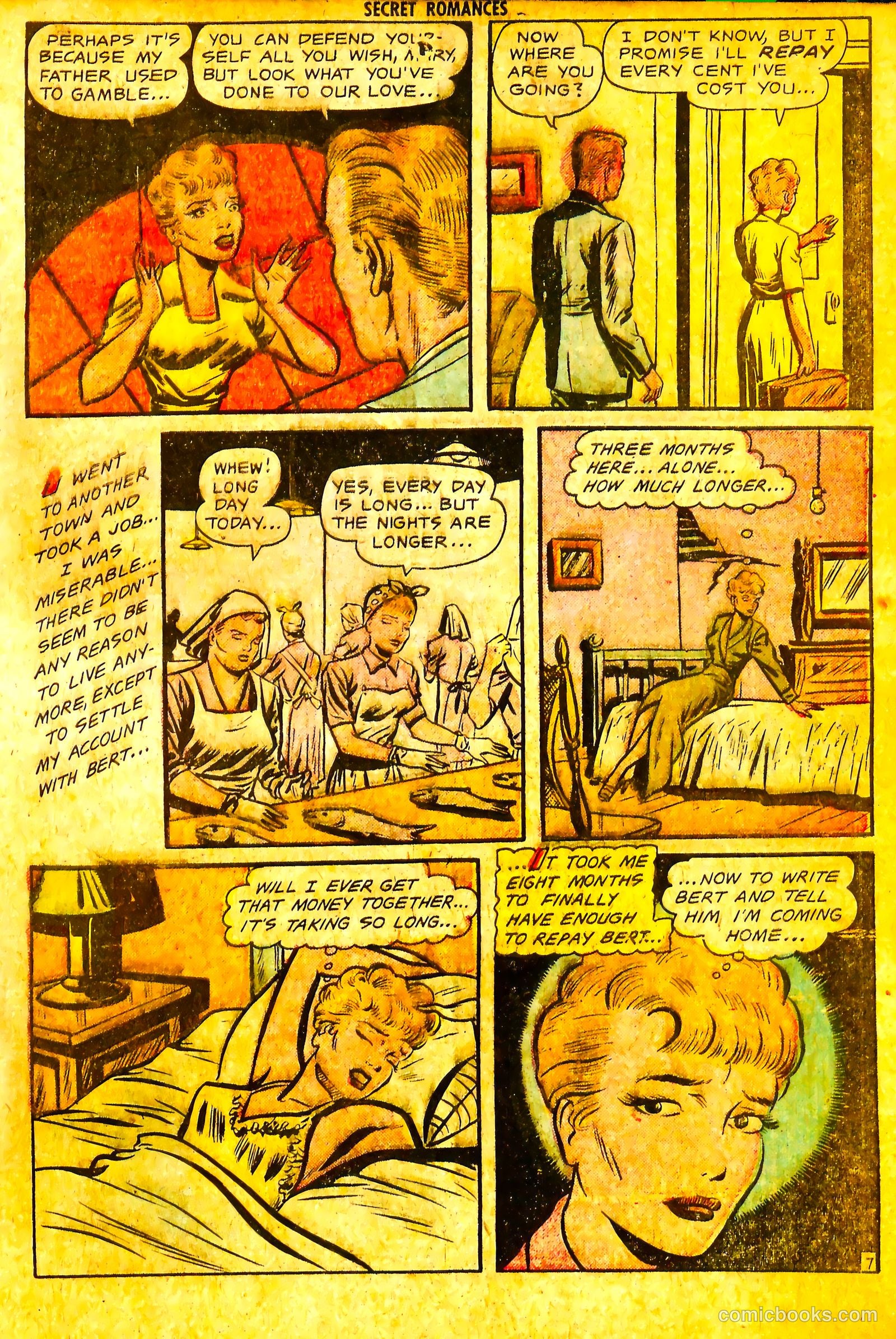 Secret Romances #11 (1952) — page 33 of 36