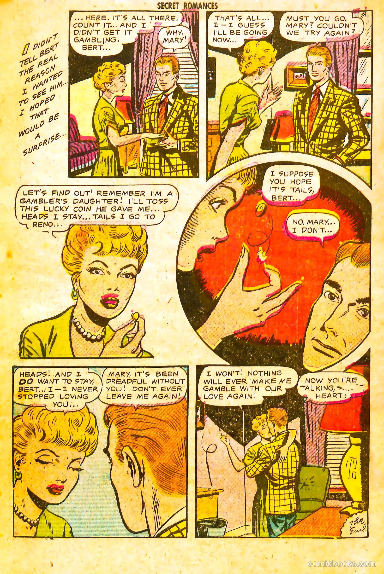 Secret Romances #11 (1952) — page 34 of 36