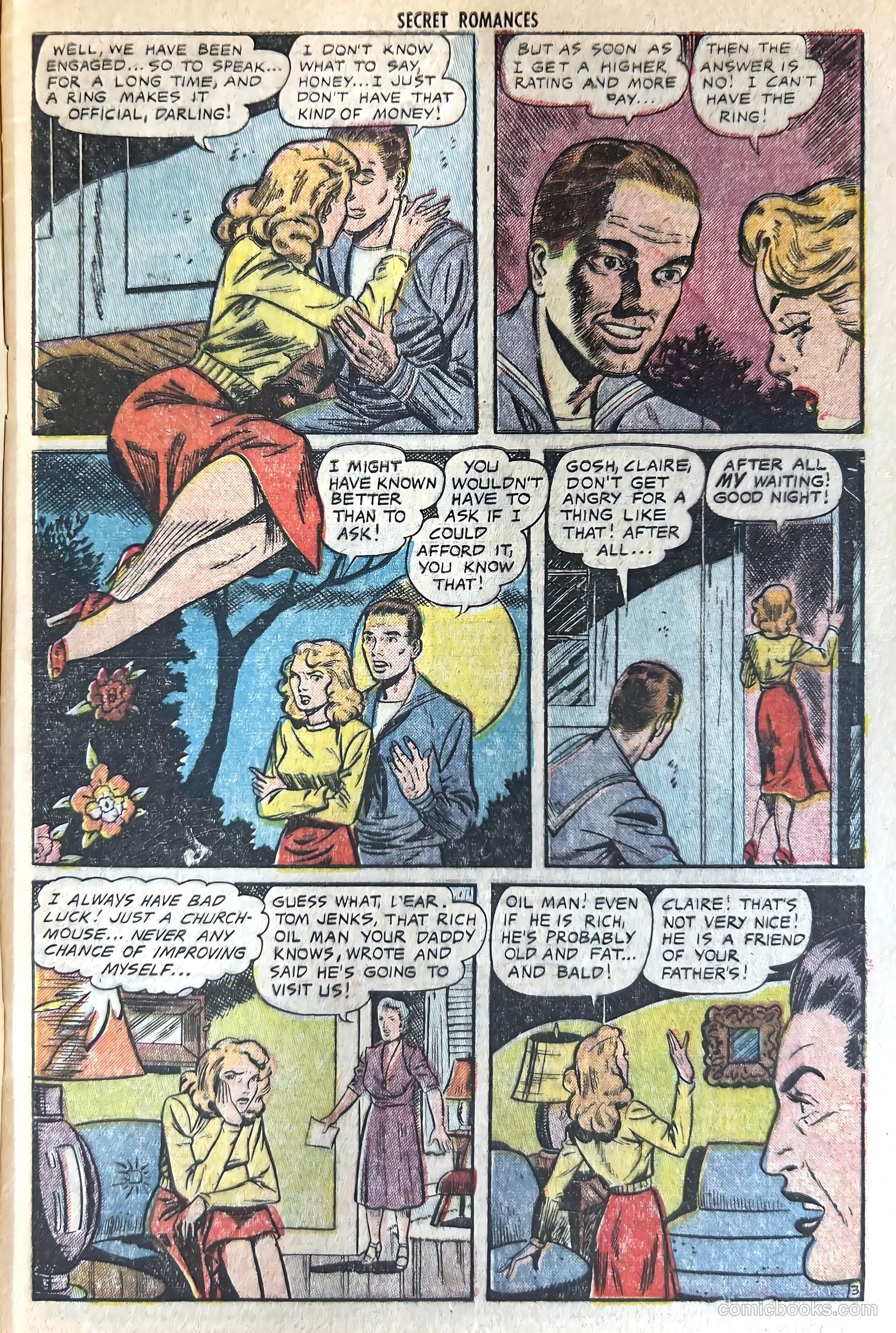 Secret Romances #12 (1953) — page 5 of 36