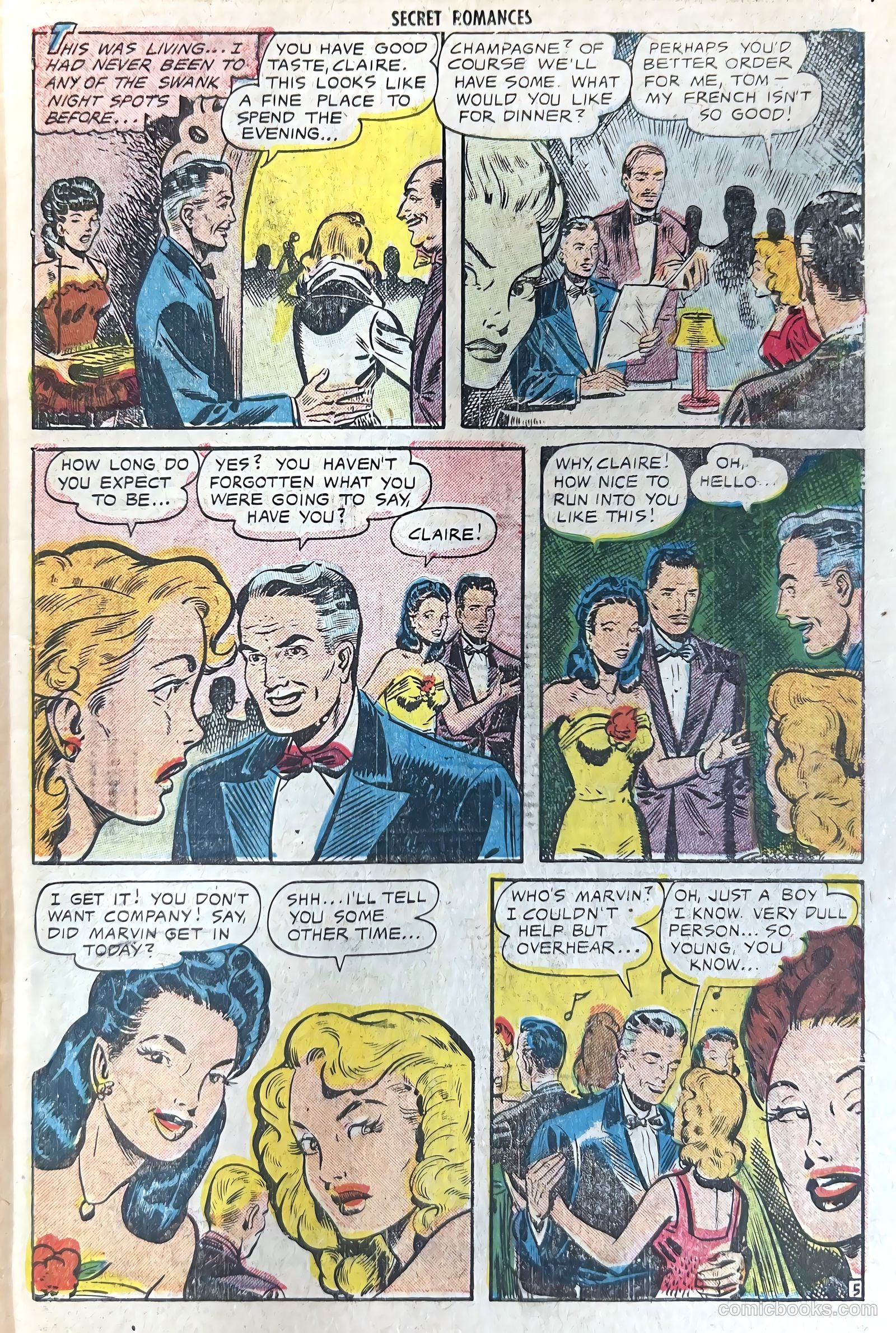 Secret Romances #12 (1953) — page 7 of 36