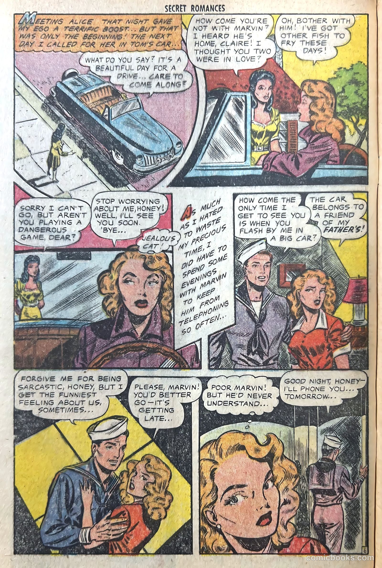 Secret Romances #12 (1953) — page 8 of 36