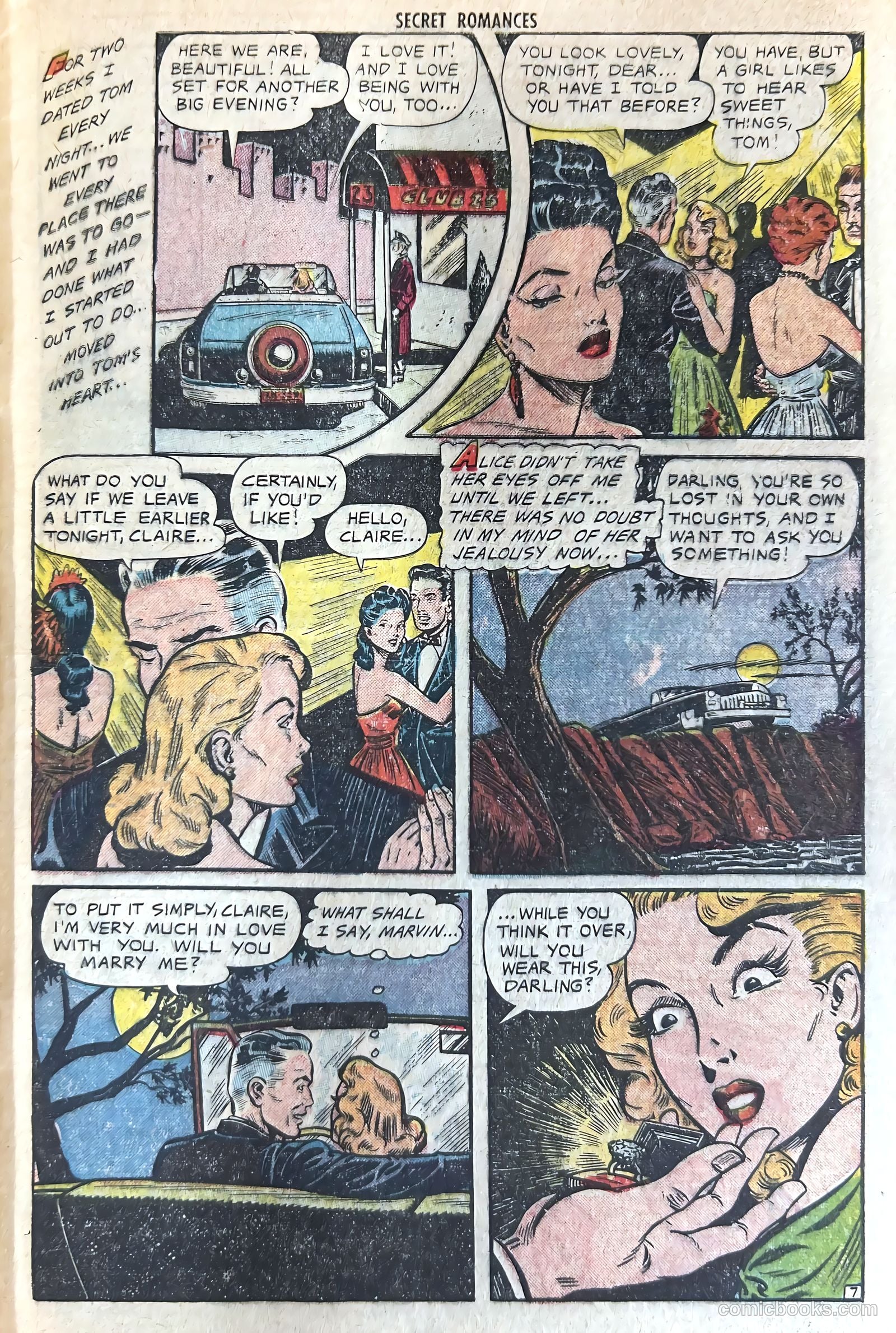 Secret Romances #12 (1953) — page 9 of 36