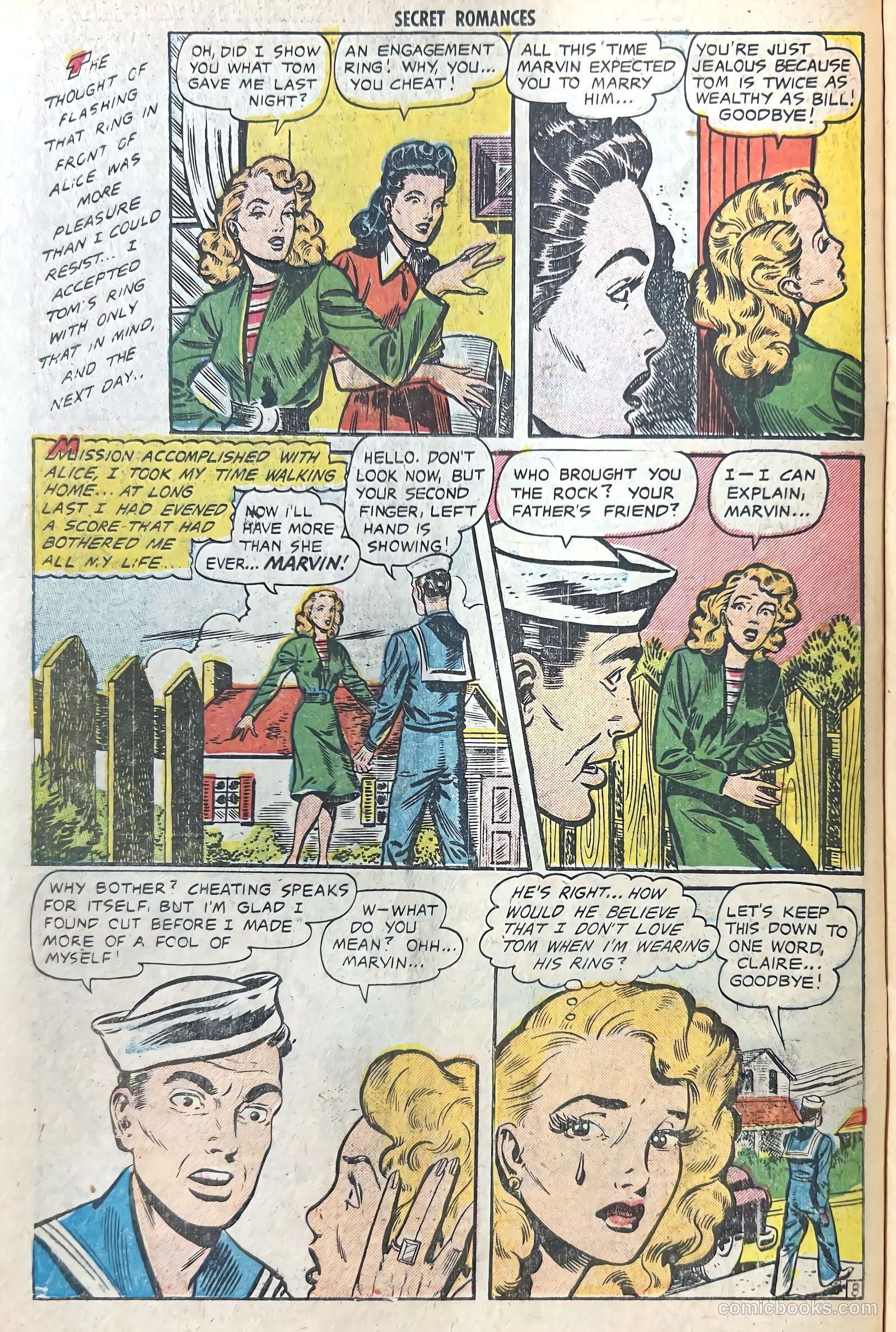 Secret Romances #12 (1953) — page 10 of 36