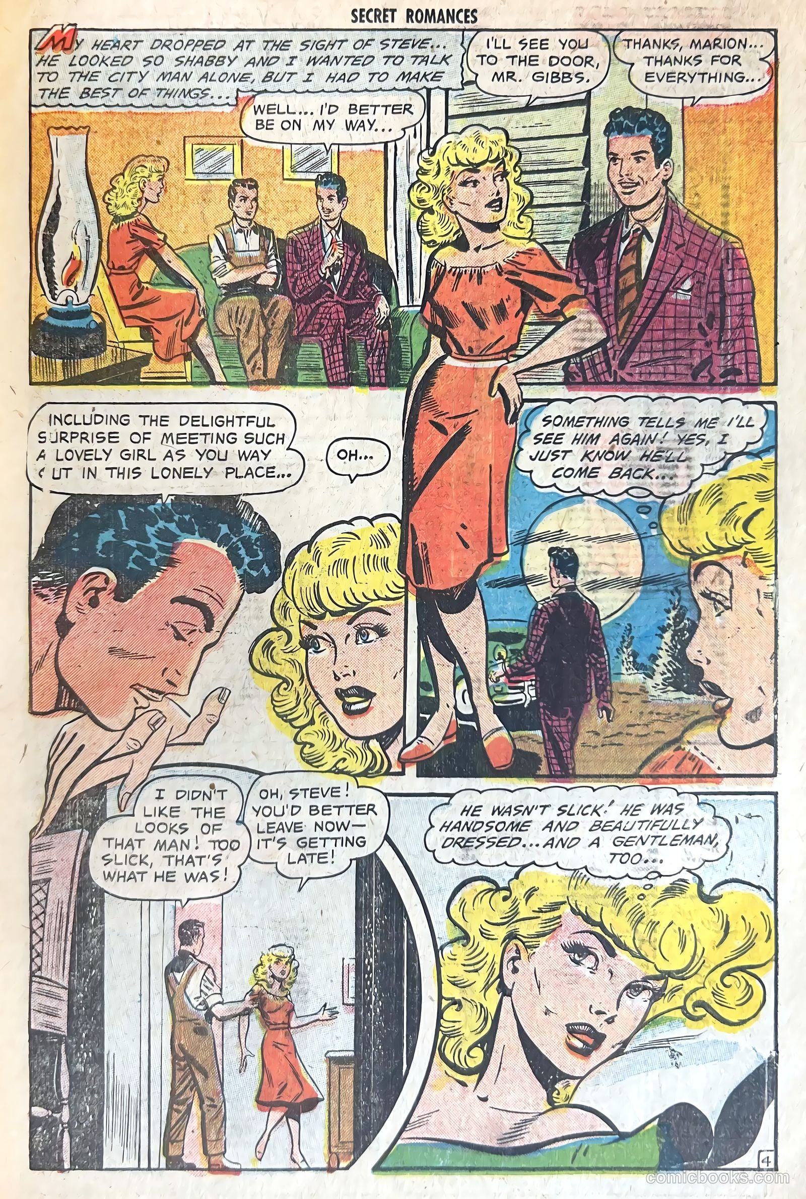 Secret Romances #12 (1953) — page 23 of 36