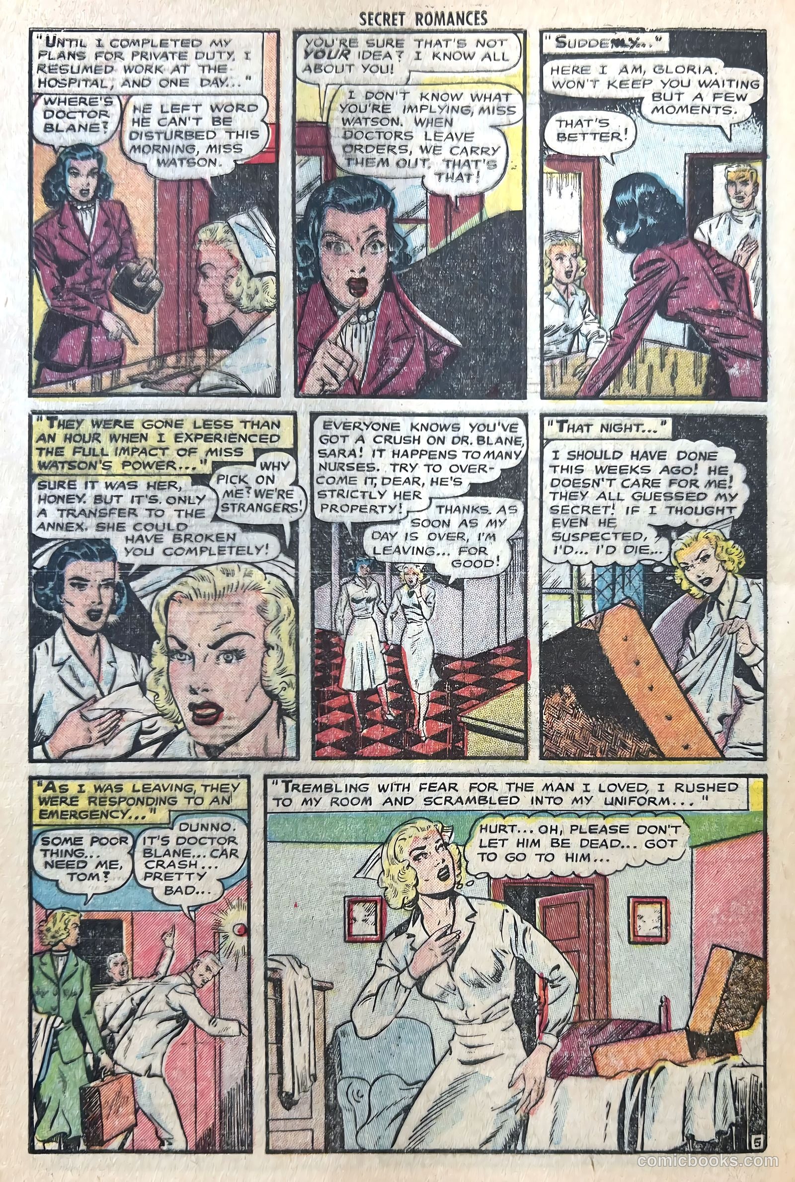 Secret Romances #12 (1953) — page 32 of 36