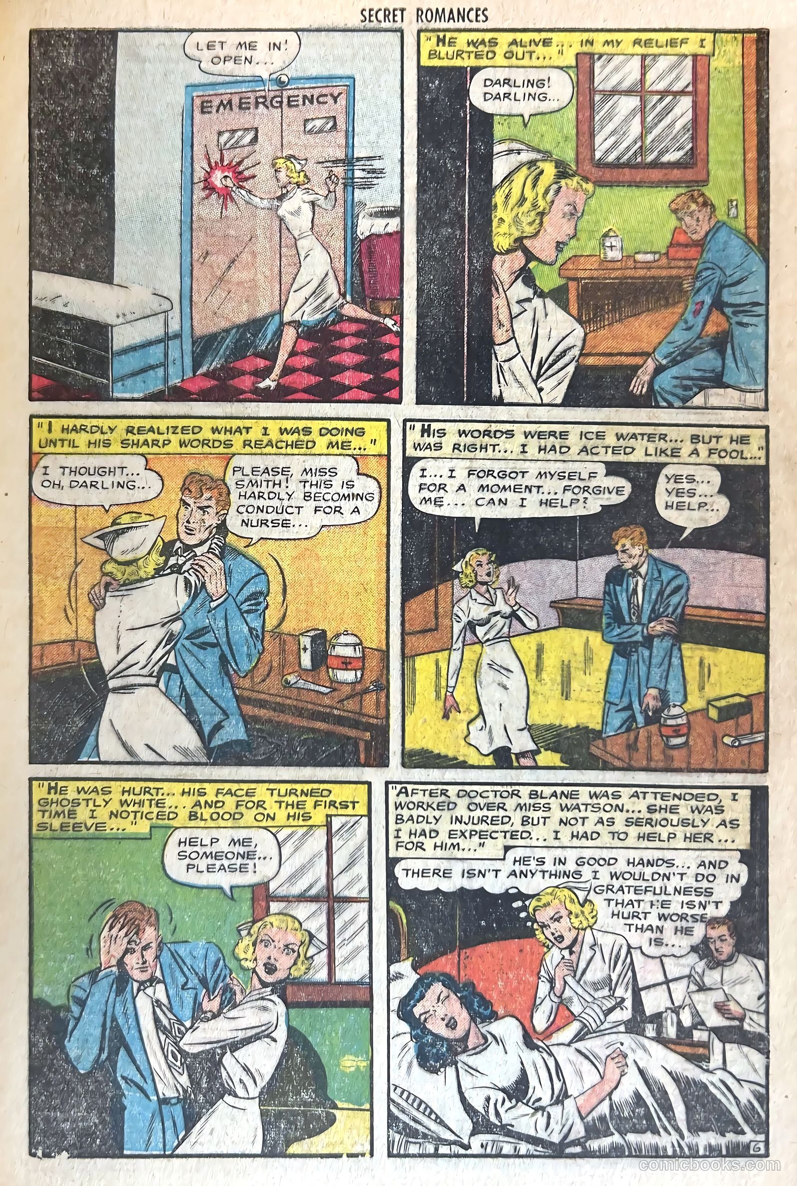 Secret Romances #12 (1953) — page 33 of 36
